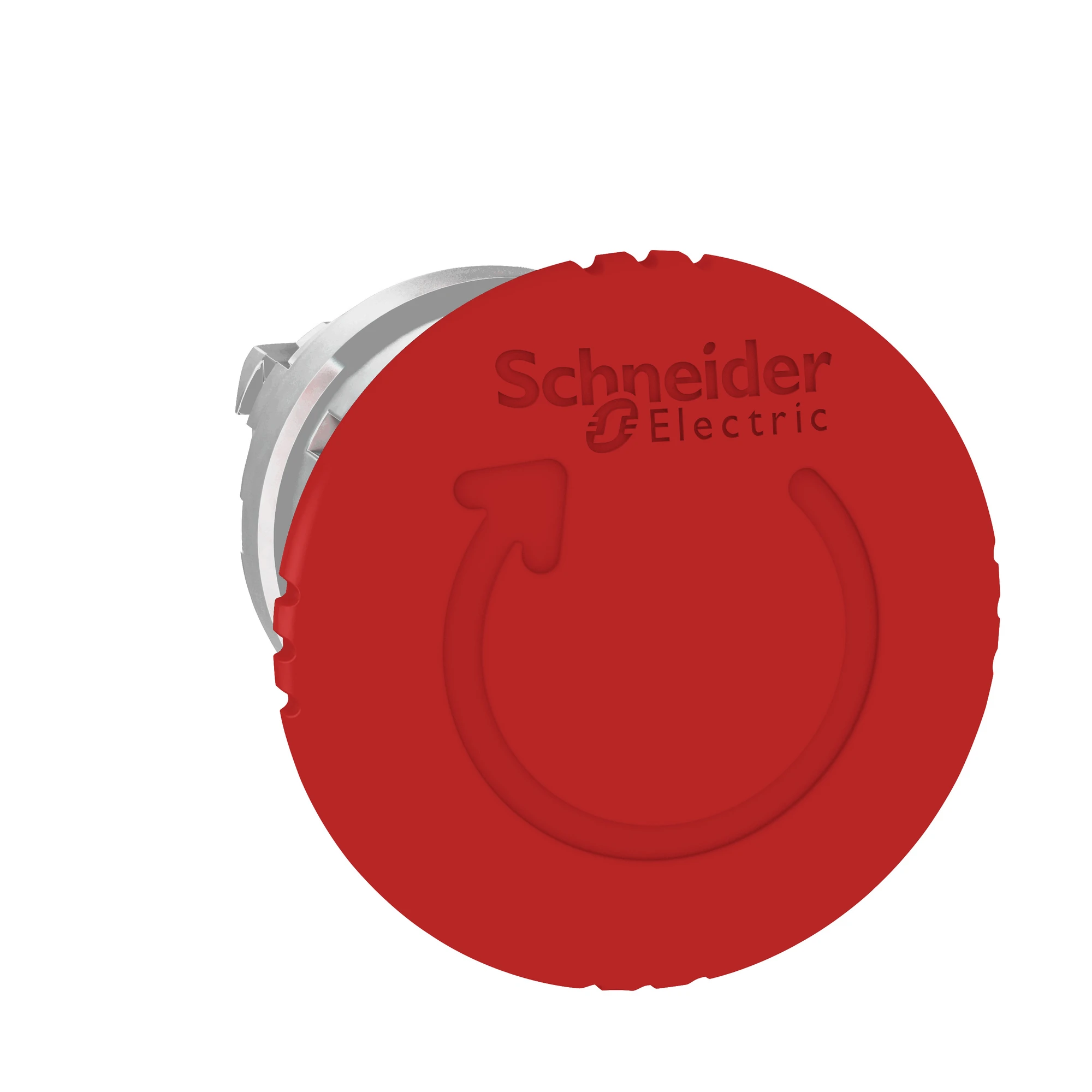 Schneider Electric ZB4BS844 Emergency Stop/Emergency Off Switch, Front Element, Harmony XB4, Metal, 22mm, Red, Mushroom 40mm, Turn to Release (img_001)