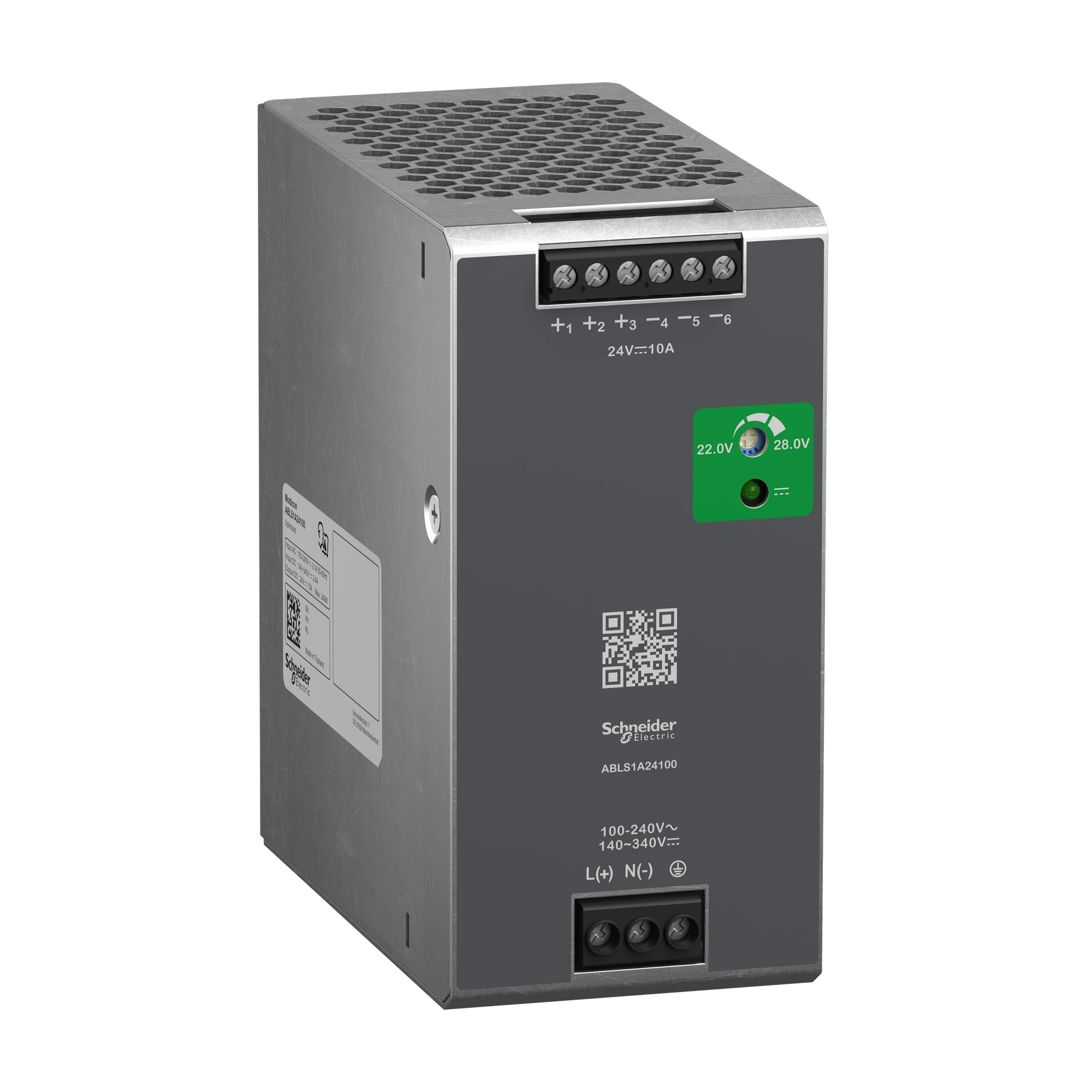 Schneider Electric ABLS1A24100 Power supply, Modicon ABLS, Optimum, switched-mode, single-phase, 100-240V AC, 24V DC, 10A, 240W (img_001) Schneider Electric ABLS1A24100 Power supply, Modicon ABLS, Optimum, switched-mode, single-phase, 100-240V AC, 24V DC, 10A, 240W (img_001)