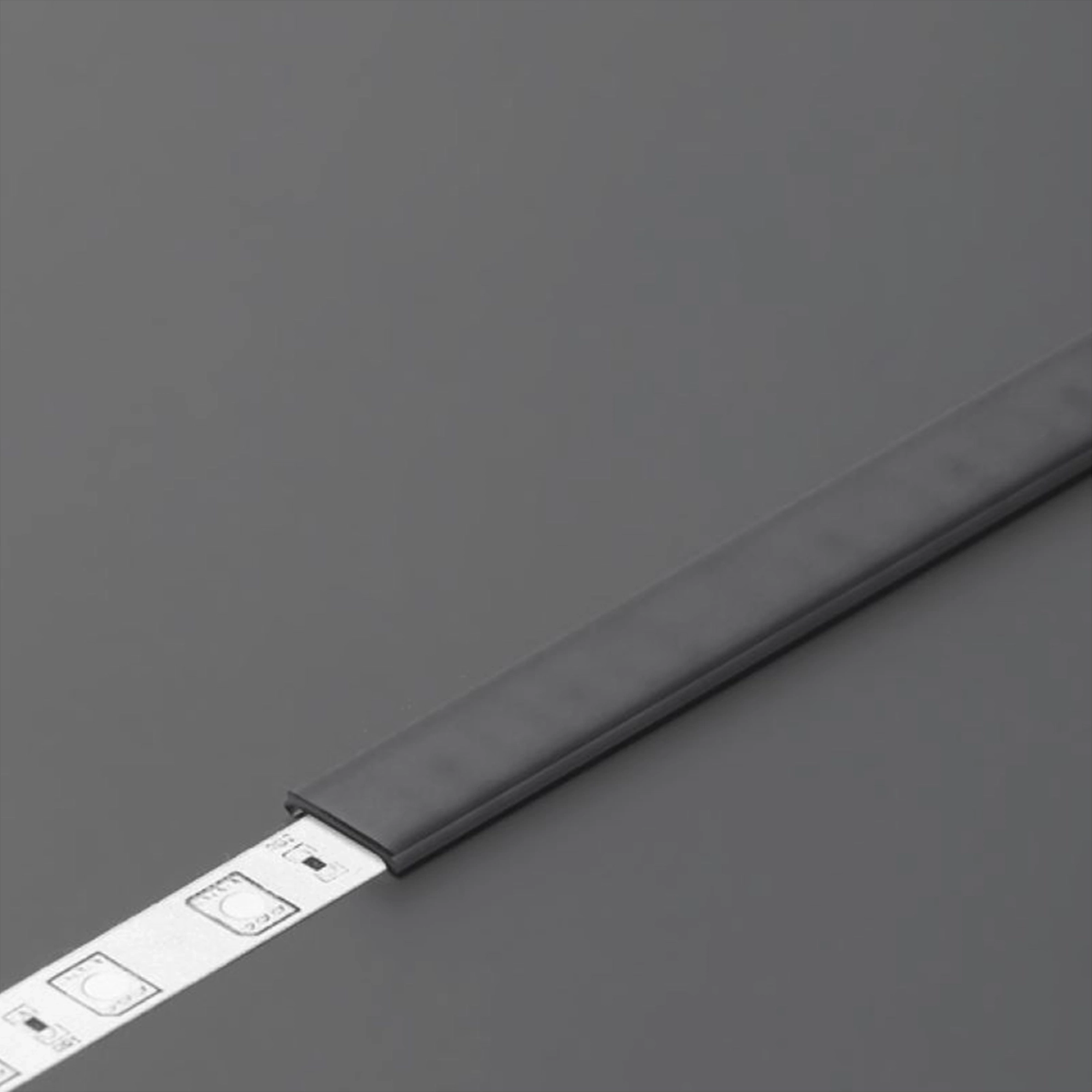 WSU Lights Abdeckung Klick 2m schwarz Smart 10mm WSU Lights Abdeckung Klick 2m schwarz Smart 10mm