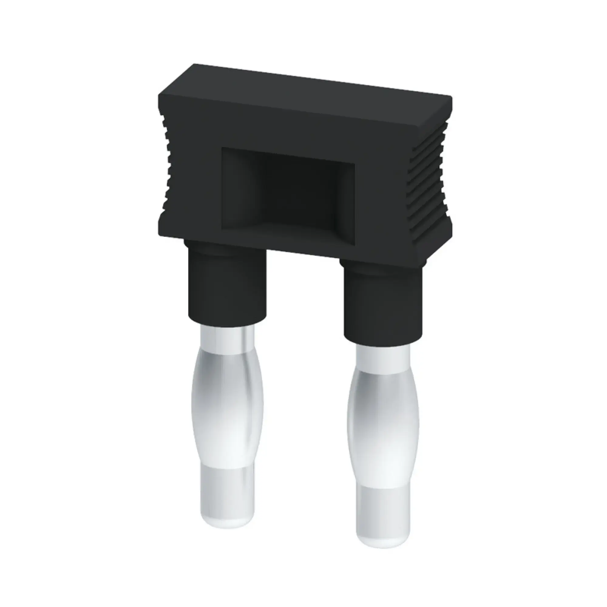 Weidmüller 2615250000 Cross-connector (terminal), when screwed in, black, 41 A, Number of poles: 2, Pitch in mm: 11.00, Insulated: Yes, Width: 18.4 mm (img_001)