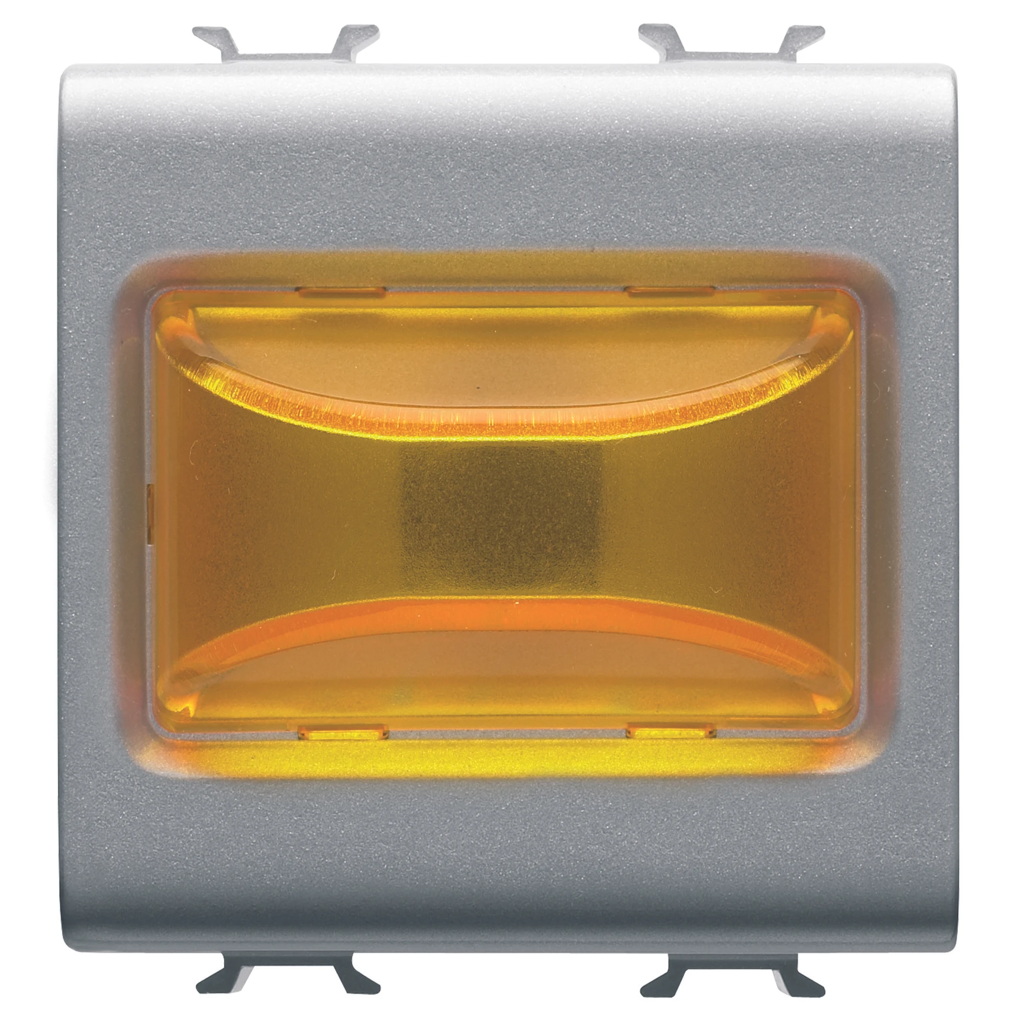 GEWISS GW14634 PROTRUDING INDICATOR LAMP - 12V ac/dc / 230V ac 50/60 Hz - AMBER - 2 MODULES - TITANIUM - CHORUSMART (img_001) GEWISS GW14634 PROTRUDING INDICATOR LAMP - 12V ac/dc / 230V ac 50/60 Hz - AMBER - 2 MODULES - TITANIUM - CHORUSMART (img_001)