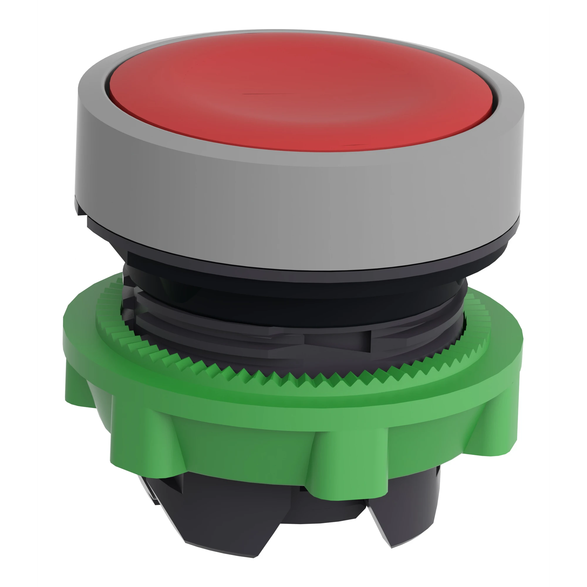 Schneider Electric ZB5AA4C0 Pushbutton, front element, Harmony XB5, plastic, 22mm, light grey, red, unlabeled, momentary (img_005) Schneider Electric ZB5AA4C0 Pushbutton, front element, Harmony XB5, plastic, 22mm, light grey, red, unlabeled, momentary (img_005)