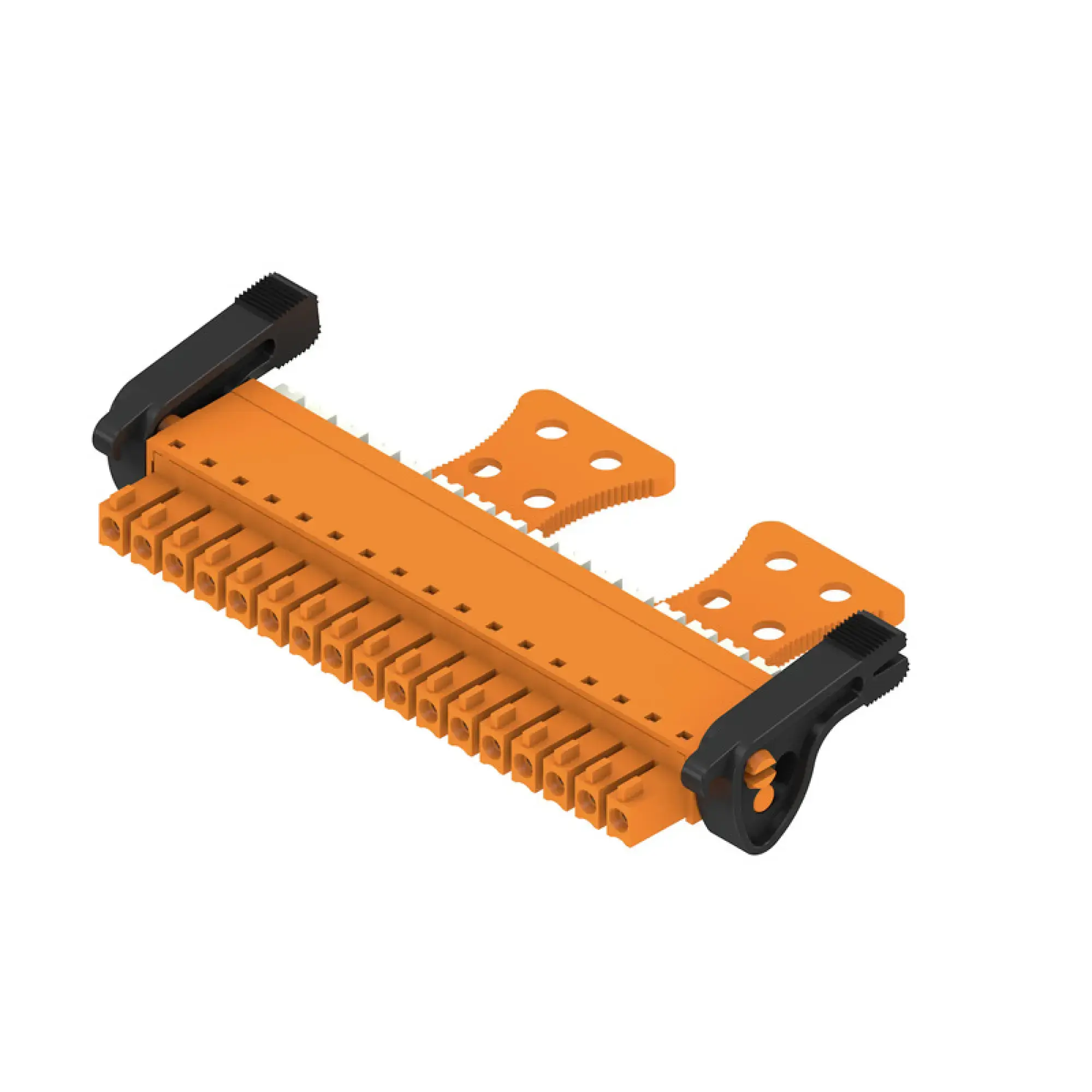 Weidmüller 2442970000 PCB connector (wire connection), 160 V, 17.5 A, Pitch in mm: 3.81, 1.5 mm², Number of poles: 17, PUSH IN with actuator, Box (img_001)