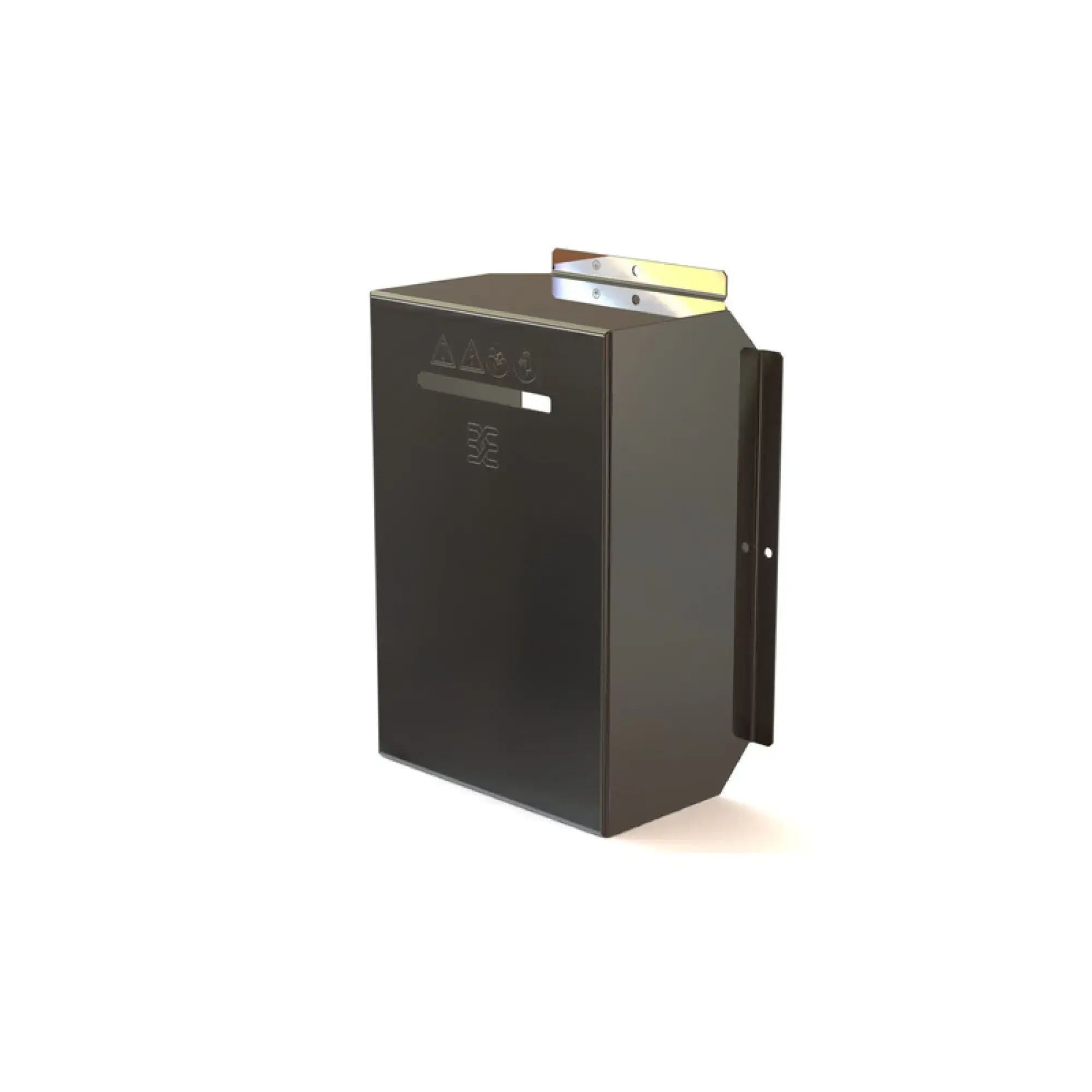 Weidmüller 8000143245 Rain hood (Housing), 241 x 324.5 x 136.5 mm, Stainless steel, Brushed, Silver grey PV SUNCOVER 20/30/13 (img_001)