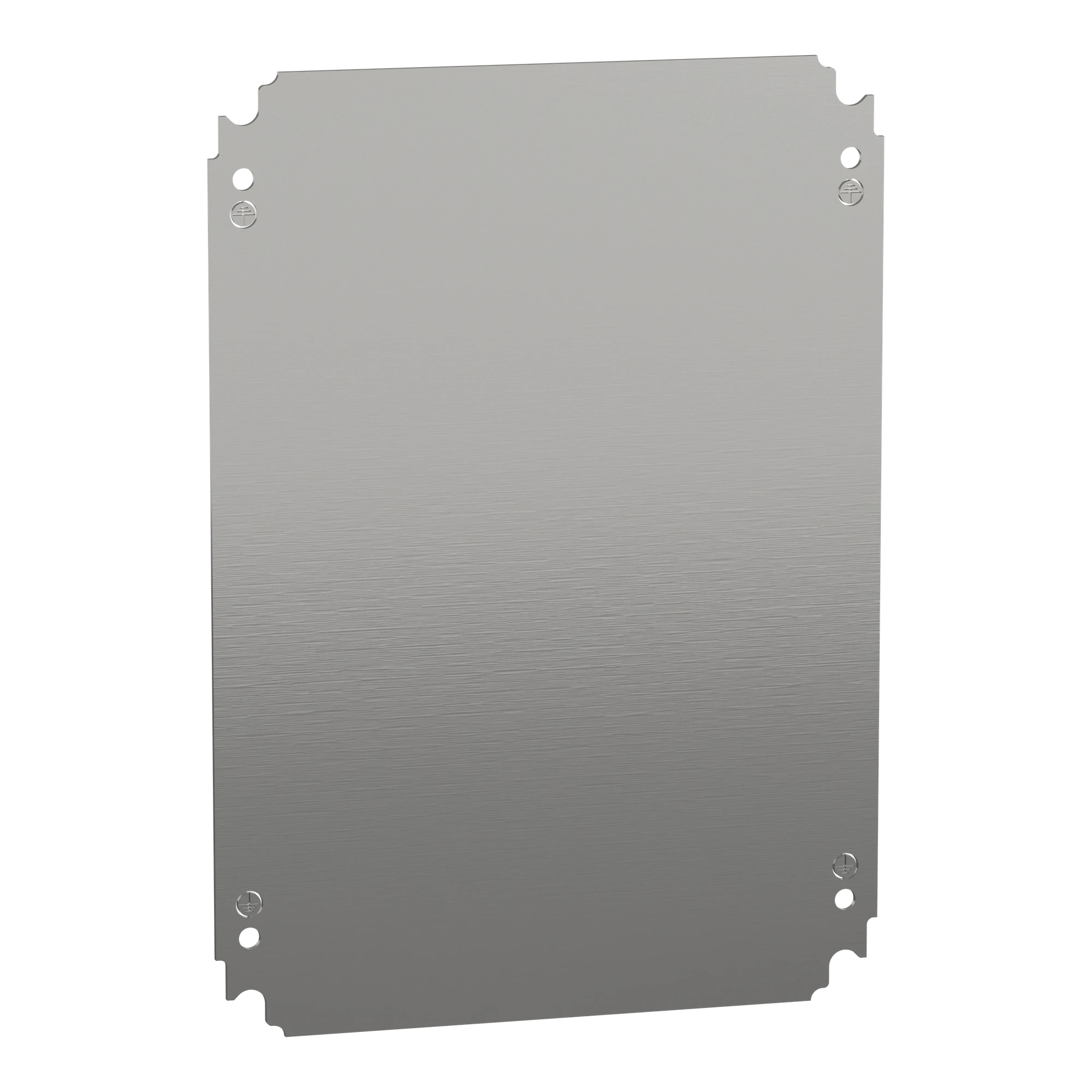 Schneider Electric NSYMM43 Simple Mounting Plate H400xB300mm from Galvanized Steel (img_001)