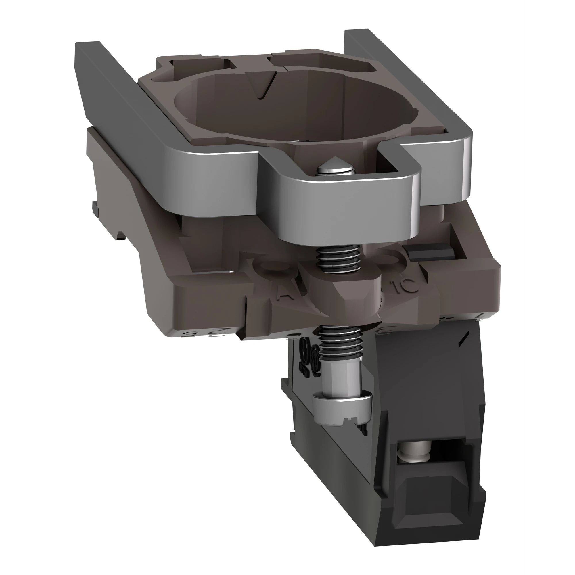 Schneider Electric ZB4BZ102TQ Auxiliary contact block with mounting flange, Harmony XB4, metal, 22mm, 30mm, 1NC, screw terminal, bulk packaging (img_006) Schneider Electric ZB4BZ102TQ Auxiliary contact block with mounting flange, Harmony XB4, metal, 22mm, 30mm, 1NC, screw terminal, bulk packaging (img_006)