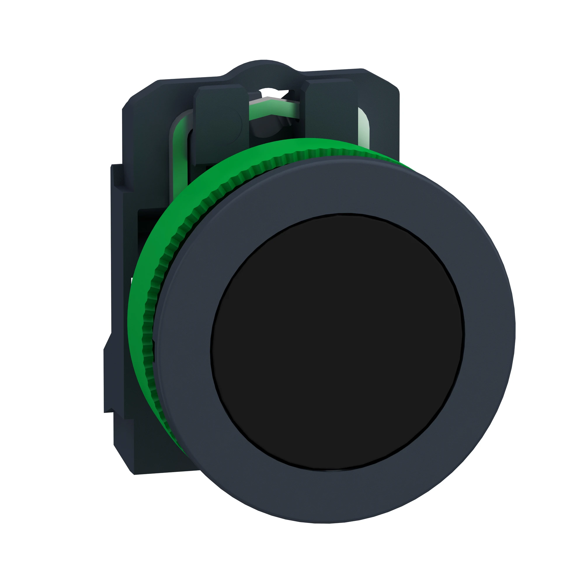 Schneider Electric XB5FA21 Pushbutton, Harmony XB5F, plastic, antimicrobial, black, unlabelled, 30mm, momentary, 1S (img_001) Schneider Electric XB5FA21 Pushbutton, Harmony XB5F, plastic, antimicrobial, black, unlabelled, 30mm, momentary, 1S (img_001)