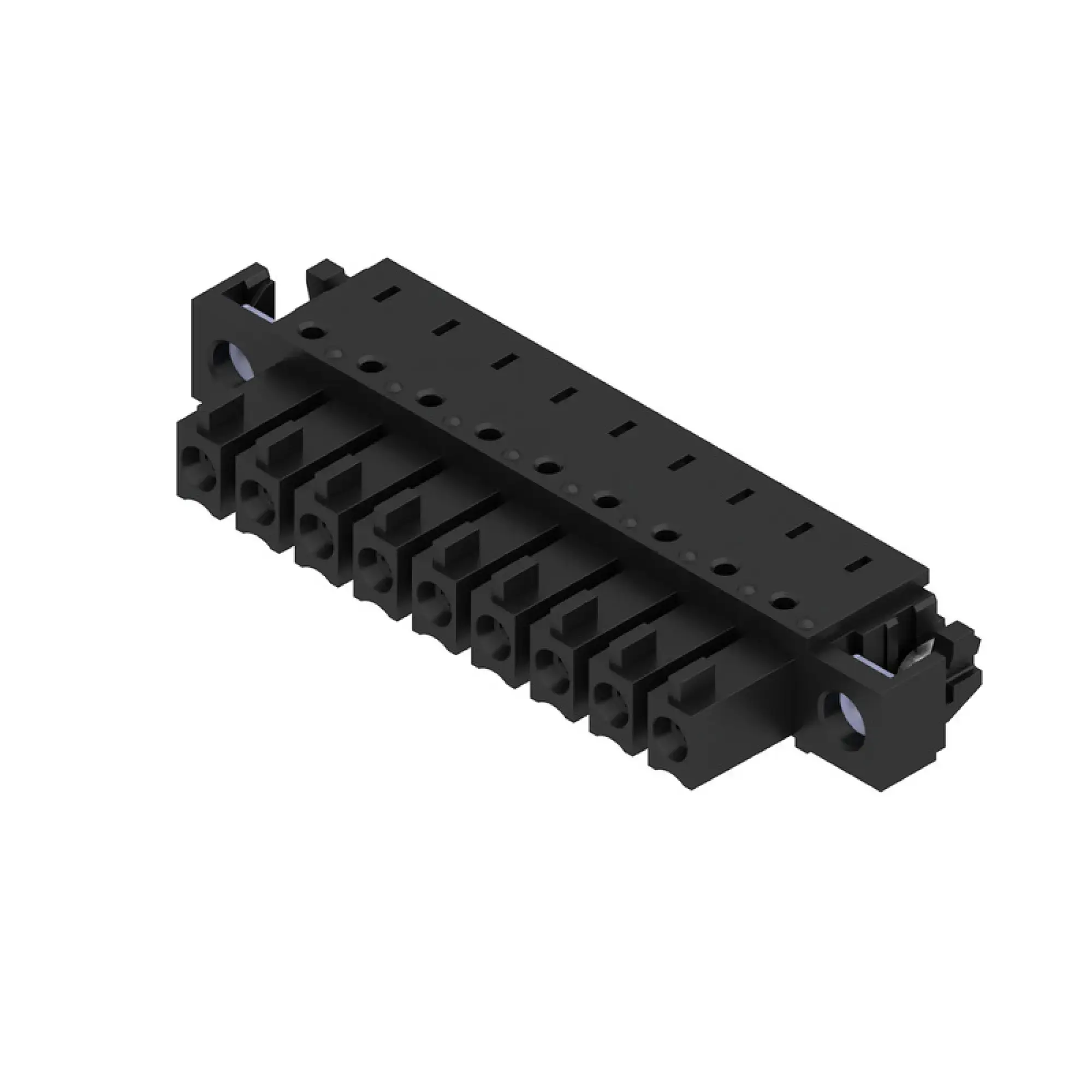 Weidmüller 1028810000 PCB connector (board connection), 160 V, 17.5 A, Pitch in mm: 3.81, Number of poles: 9, THT/THR solder connection, Box (img_001)