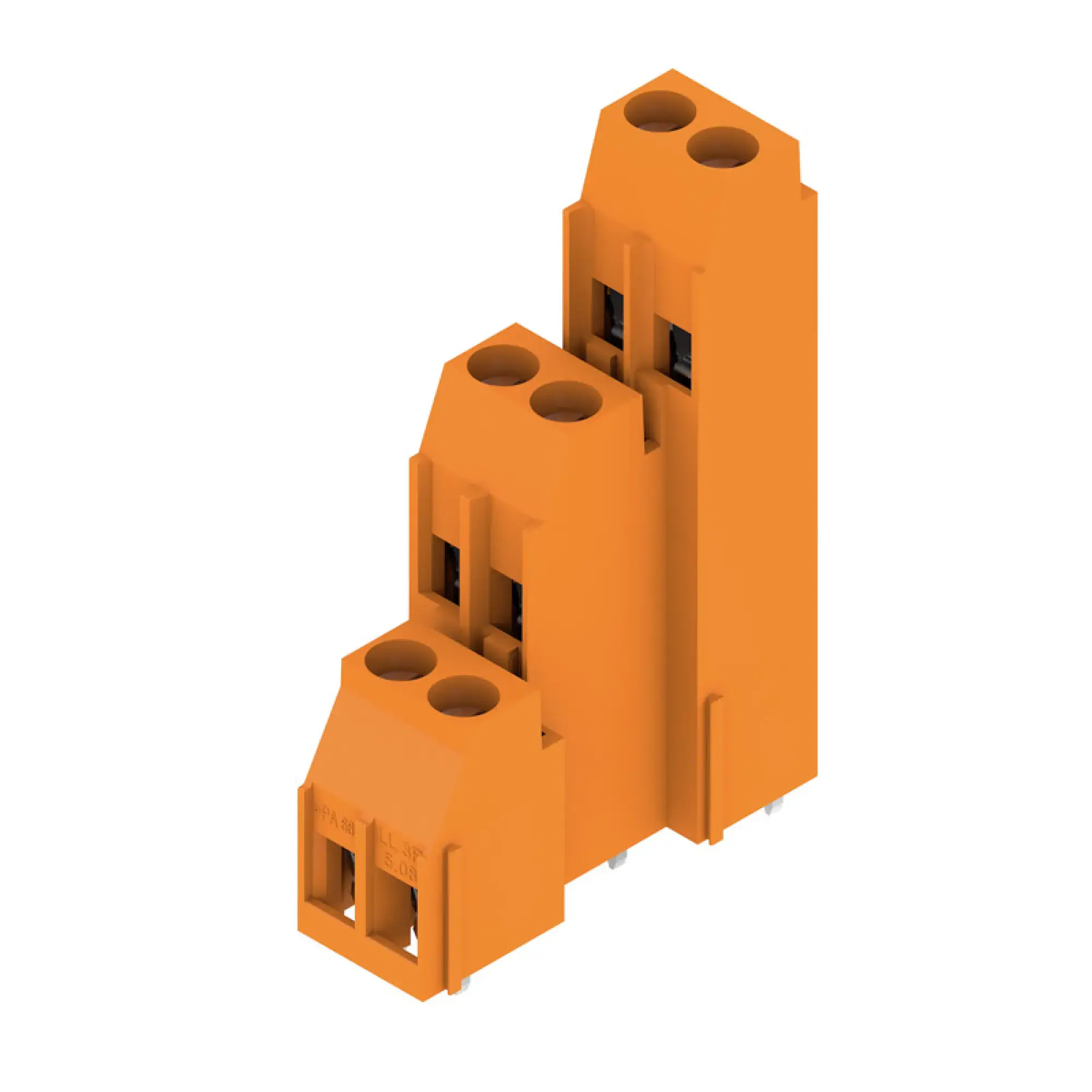 Weidmüller 1934340000 PCB terminal, 320 V, 32.5 A, Pitch in mm: 5.08, 6 mm², Number of poles: 6, Clamping yoke connection, THT solder connection, 90°, Box (img_001) Weidmüller 1934340000 PCB terminal, 320 V, 32.5 A, Pitch in mm: 5.08, 6 mm², Number of poles: 6, Clamping yoke connection, THT solder connection, 90°, Box (img_001)