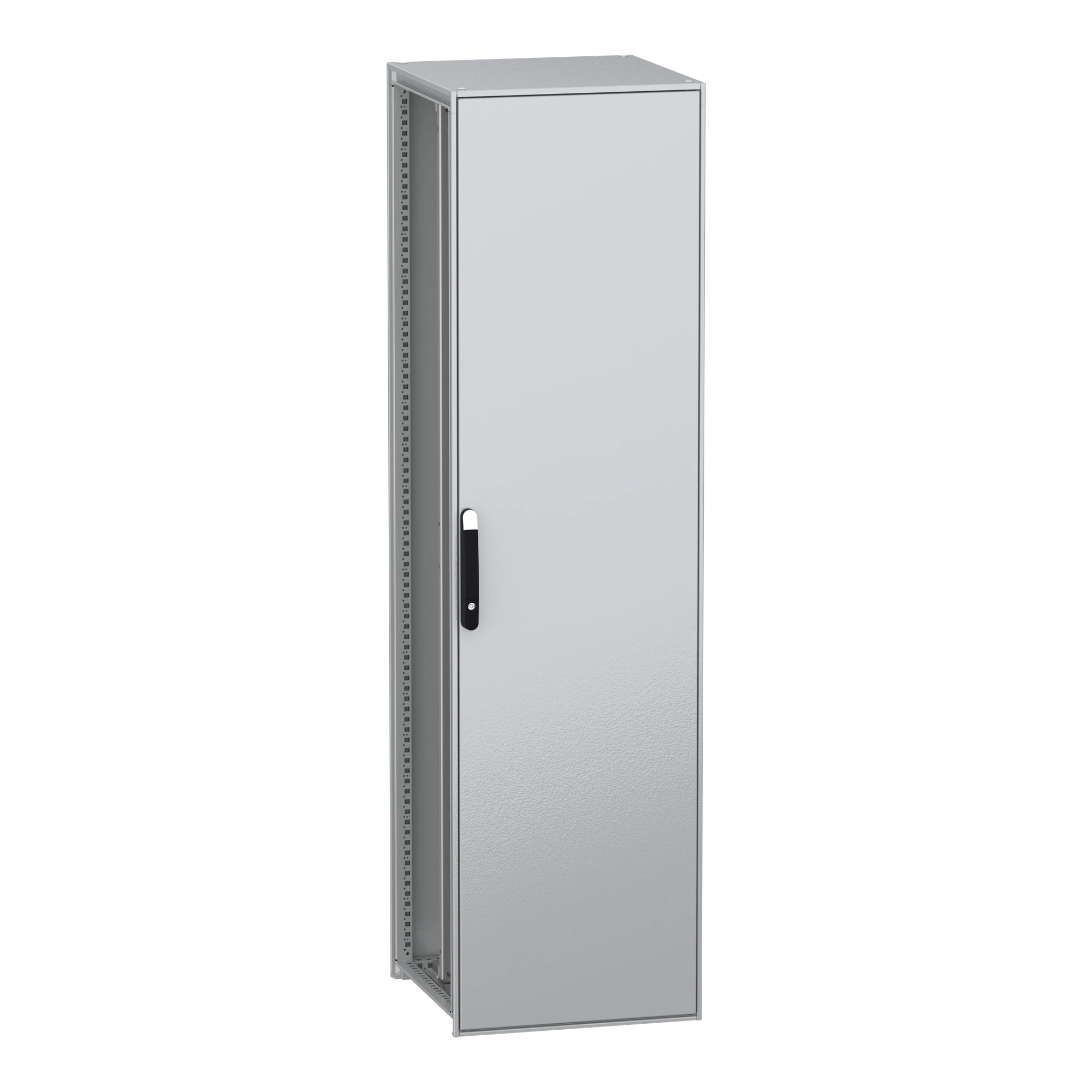 Schneider Electric NSYSFN22660P Floor-standing enclosure, electrical, PanelSeT SFN, from decarbonized steel, with mounting plate, assembled, 2200x600x600mm, IP55 (img_001)