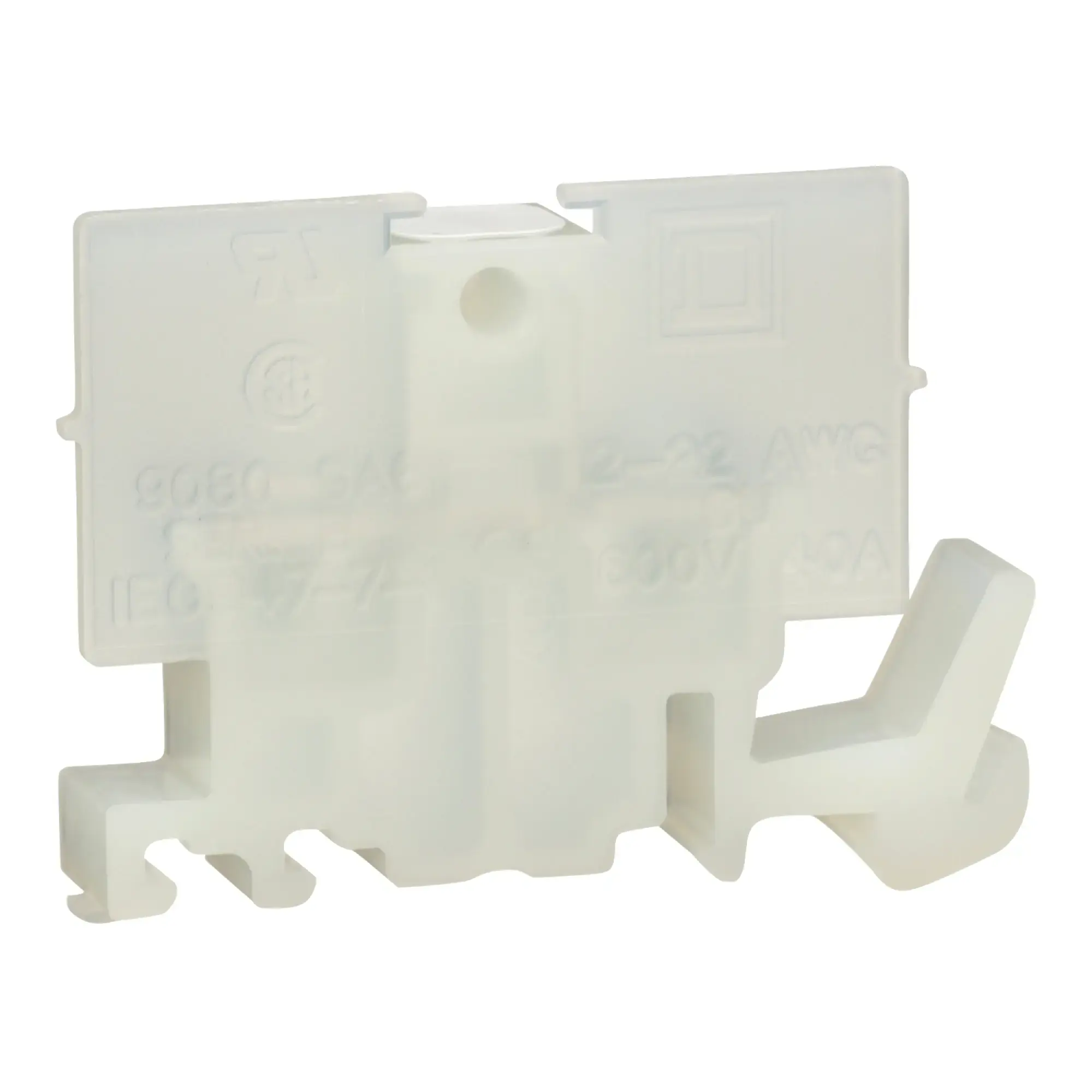 Schneider Electric 9080GA6 Terminal block, flat control voltage tap, strip color: natural, 600V AC/DC 40 A (img_002) Schneider Electric 9080GA6 Terminal block, flat control voltage tap, strip color: natural, 600V AC/DC 40 A (img_002)