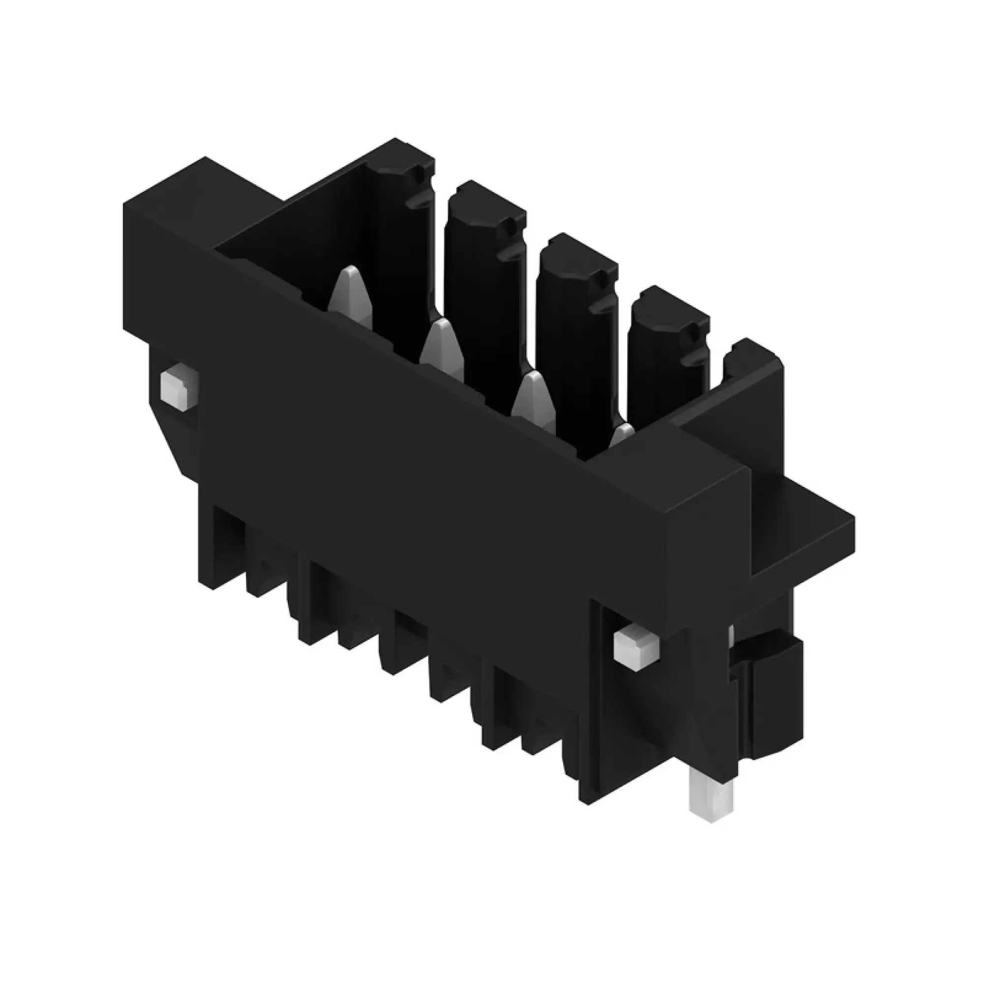 Weidmüller 1291310000 PCB connector (board connection), 160 V, 15 A, Pitch in mm: 3.50, Number of poles: 4, THT/THR solder connection, Box (img_001)