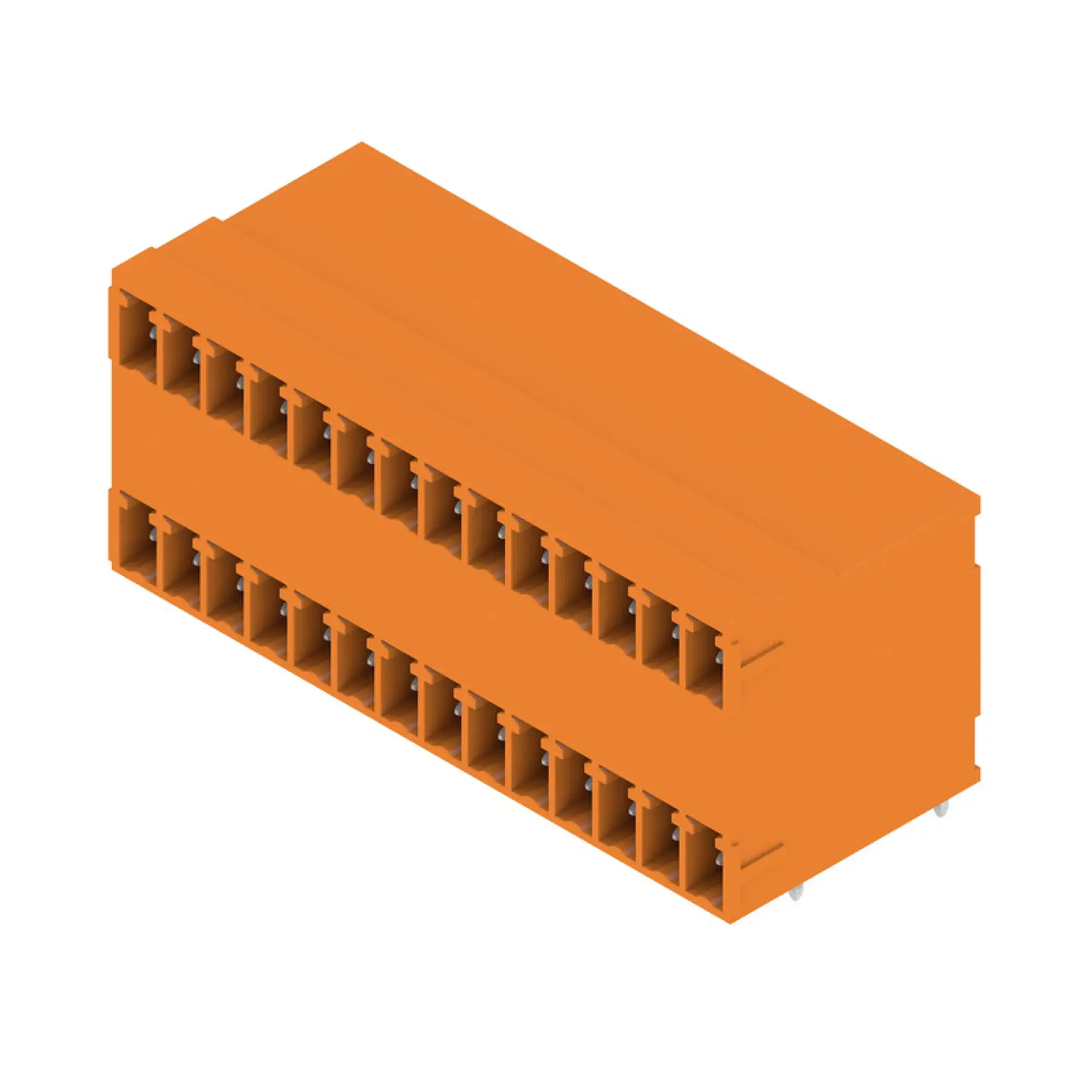 Weidmüller 1972910000 PCB connector (board connection), 160 V, 17.5 A, Pitch in mm: 3.81, Number of poles: 28, THT solder connection, Box (img_001)