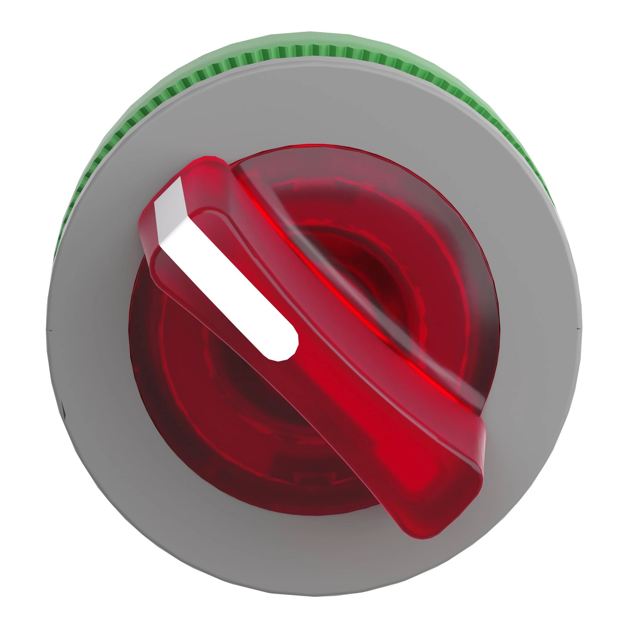 Schneider Electric ZB5FK1443C0 Illuminated Selector Switch, Front Element, Harmony XB5F, Plastic, 30mm, Red, for Universal LED, 2 Positions, Momentary (img_003)