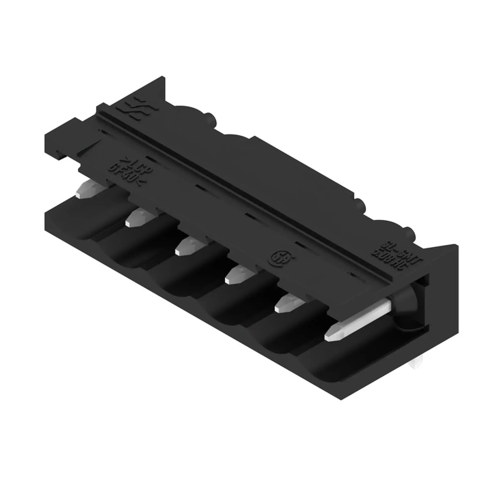 Weidmüller 1779990000 PCB connector (board connection), 320 V, 27.5 A, Pitch in mm: 5.08, Number of poles: 6, THT/THR solder connection, Box (img_001) Weidmüller 1779990000 PCB connector (board connection), 320 V, 27.5 A, Pitch in mm: 5.08, Number of poles: 6, THT/THR solder connection, Box (img_001)