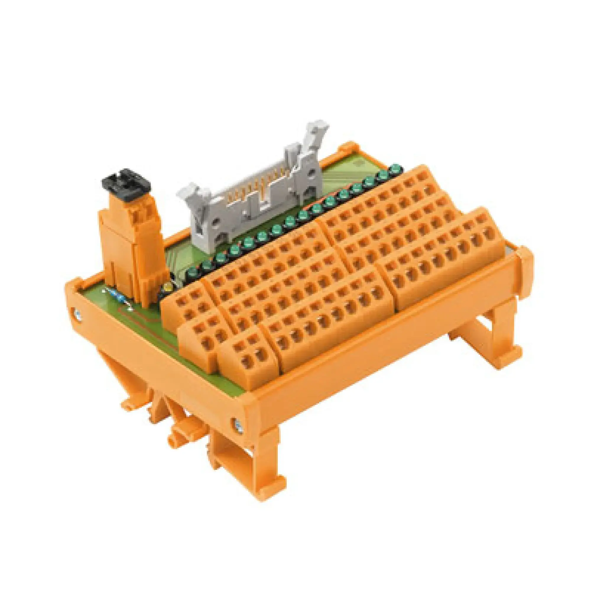 Weidmüller 9447770000 Interface module with relais, LMNZF 5.08mm, Tension-clamp connection, Plug-in connector in acc. with IEC60603-13 / DIN41651, 20-pole plug, 3-wire, LED (img_001)