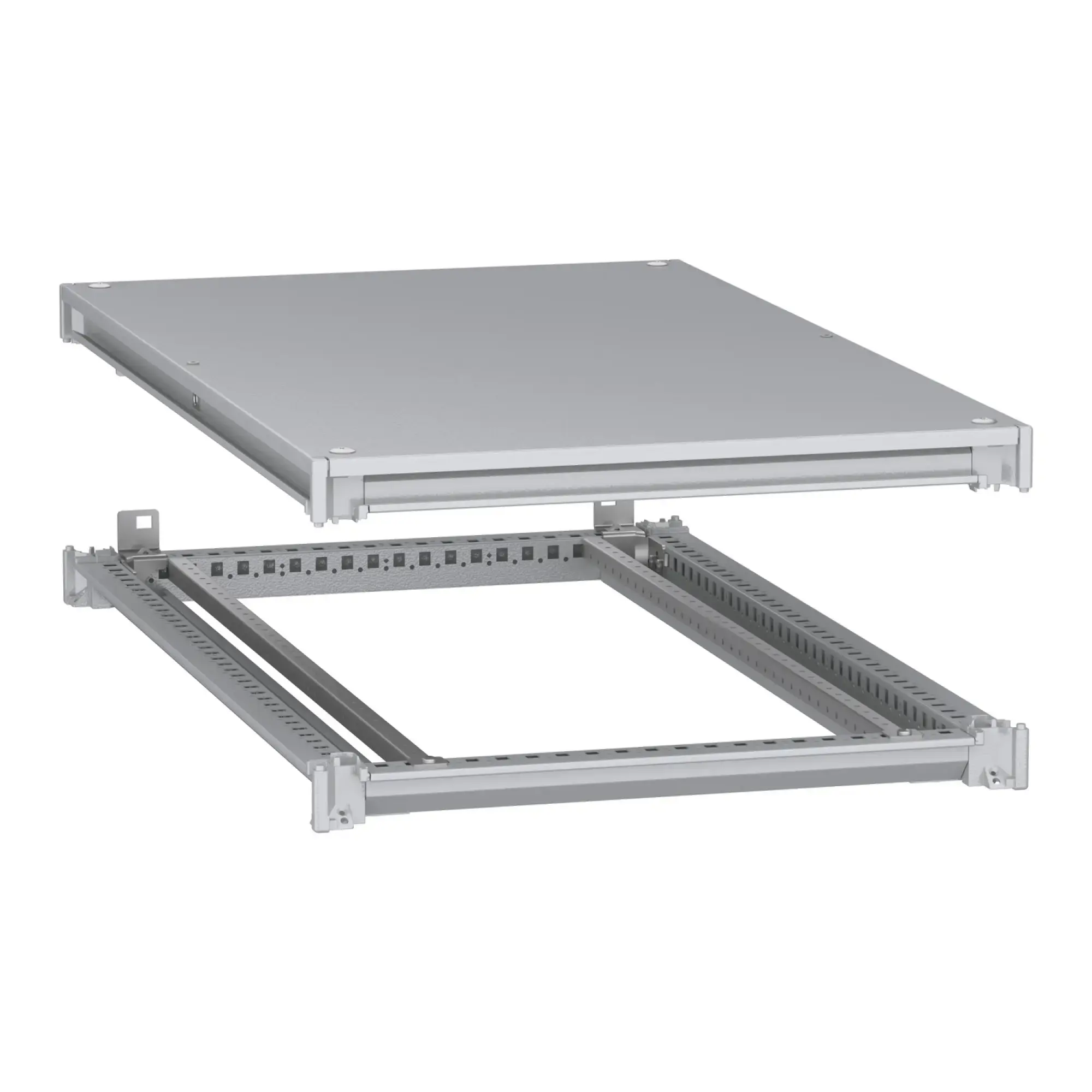 Schneider Electric NSYSFNC610 Lower and upper frame, PanelSeT SFN, for electrical enclosures W 600 x D 1000 mm, including roof (img_003) Schneider Electric NSYSFNC610 Lower and upper frame, PanelSeT SFN, for electrical enclosures W 600 x D 1000 mm, including roof (img_003)