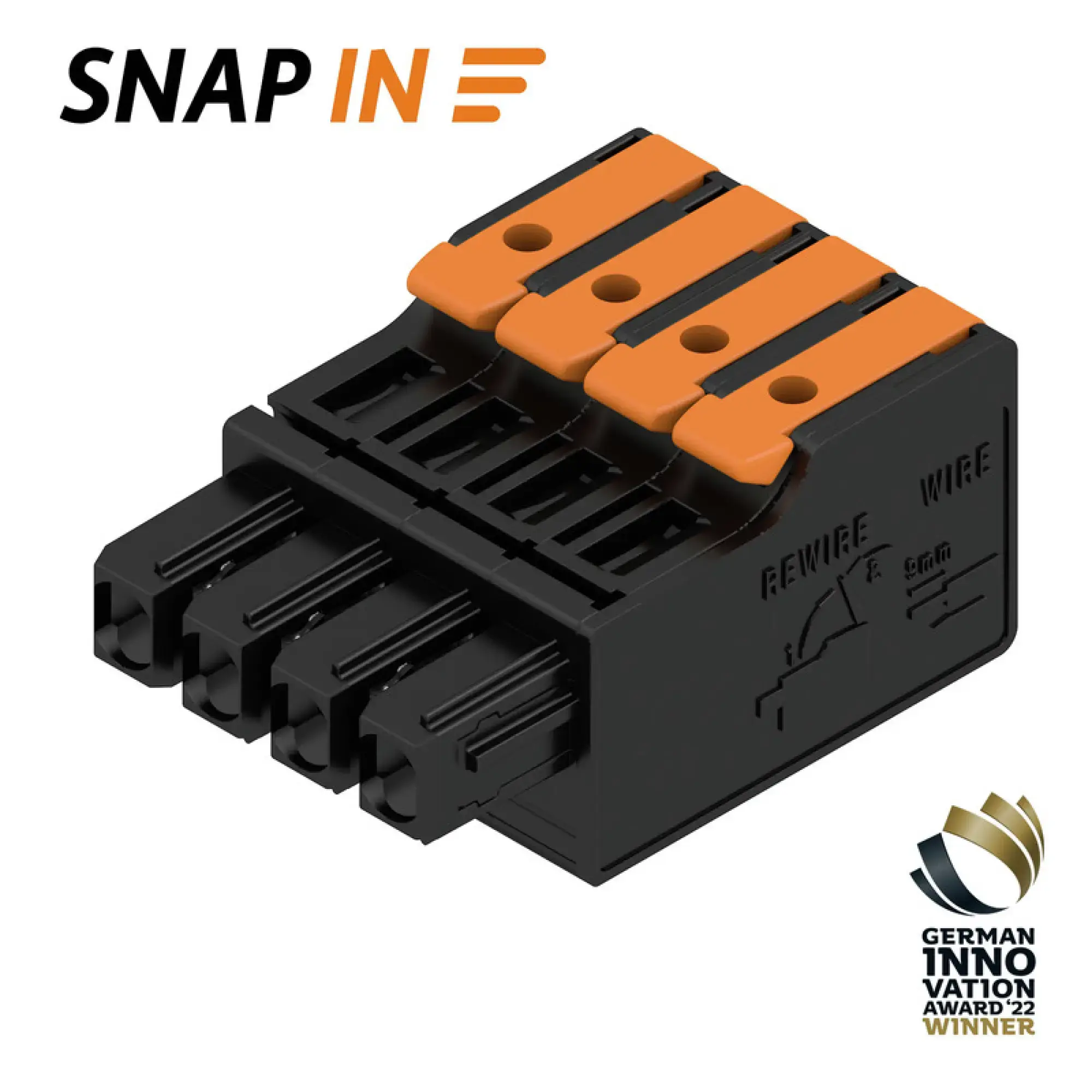 Weidmüller 2741580000 PCB connector (wire connection), 320 V, 26.8 A, Pitch in mm: 5.00, 4 mm², Number of poles: 4, SNAP IN, Box (img_001)