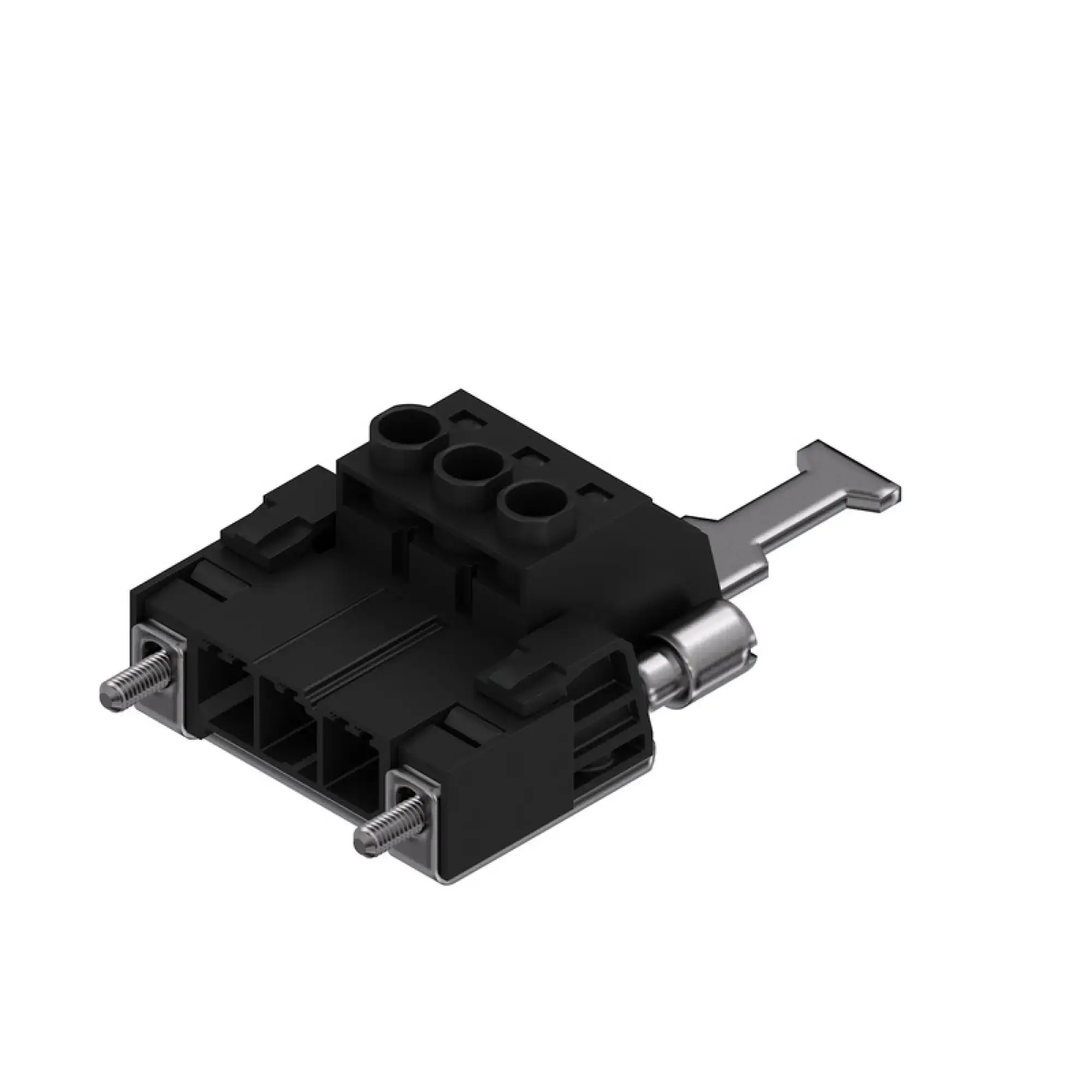 Weidmüller 1951150000 PCB connector (wire connection), 1000 V, 57 A, Pitch in mm: 7.62, 6 mm², Number of poles: 3, Clamping yoke connection, Box (img_001)