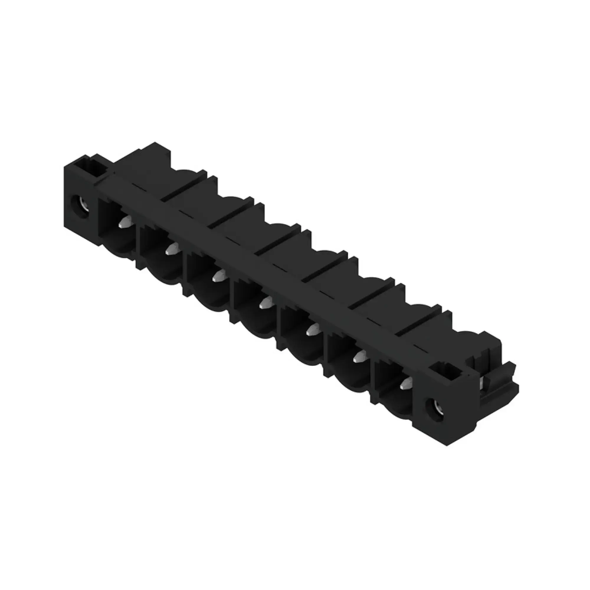 Weidmüller 1095970000 PCB connector (board connection), 500 V, 29 A, Pitch in mm: 7.62, Number of poles: 7, THT solder connection, Box (img_001)