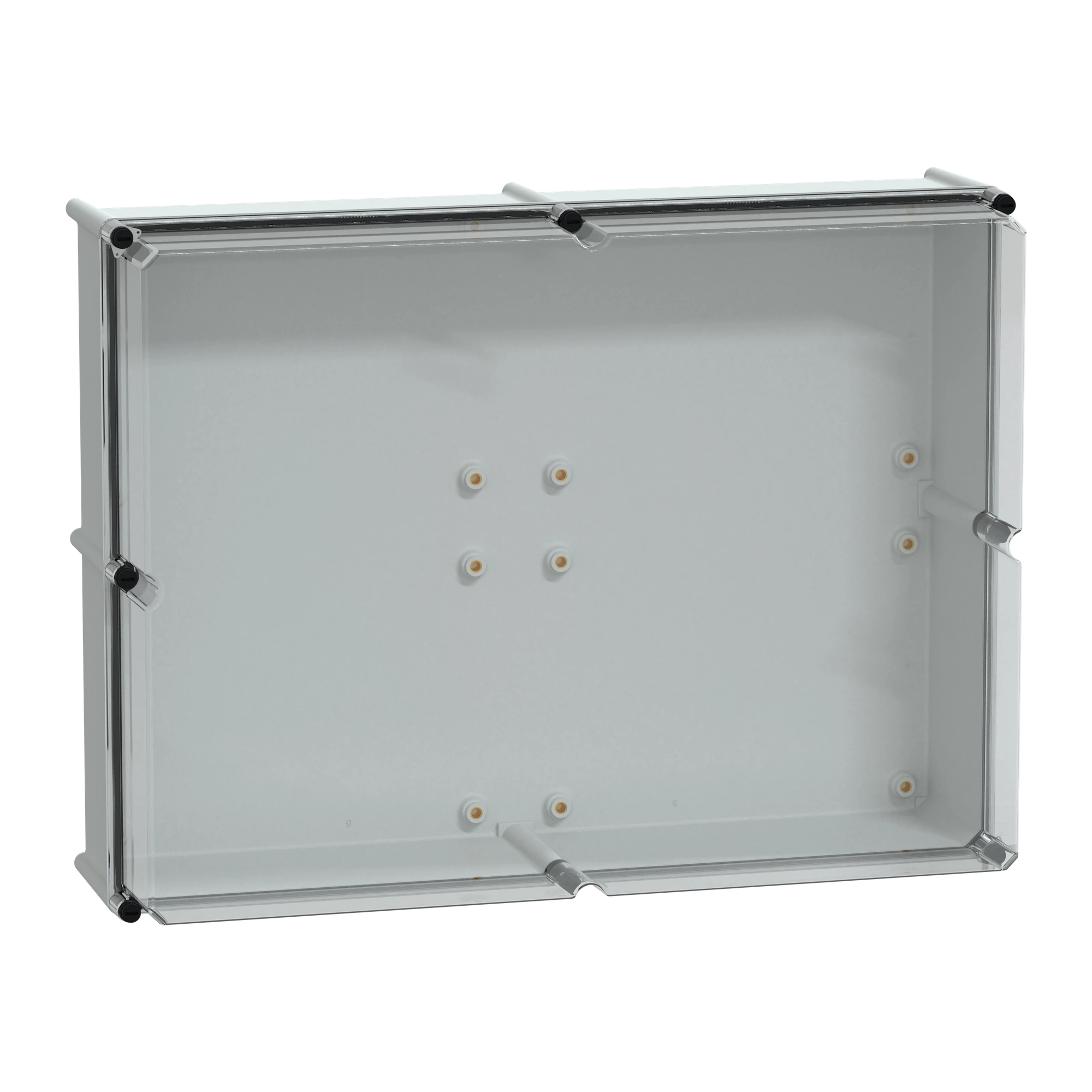 Schneider Electric NSYPLS5472AG Polyester Enclosure PLS Wall Mounting 540x720x230mm IP66, Transparent PC Cover (img_001)