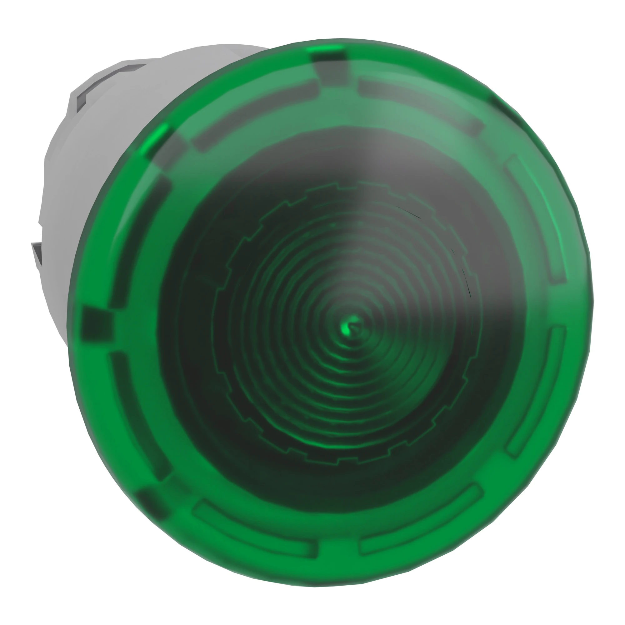 Schneider Electric ZB4BW633 Mushroom push button, front element, Harmony XB4, metal, 22mm, illuminated, green, pull release, for universal LED (img_001)