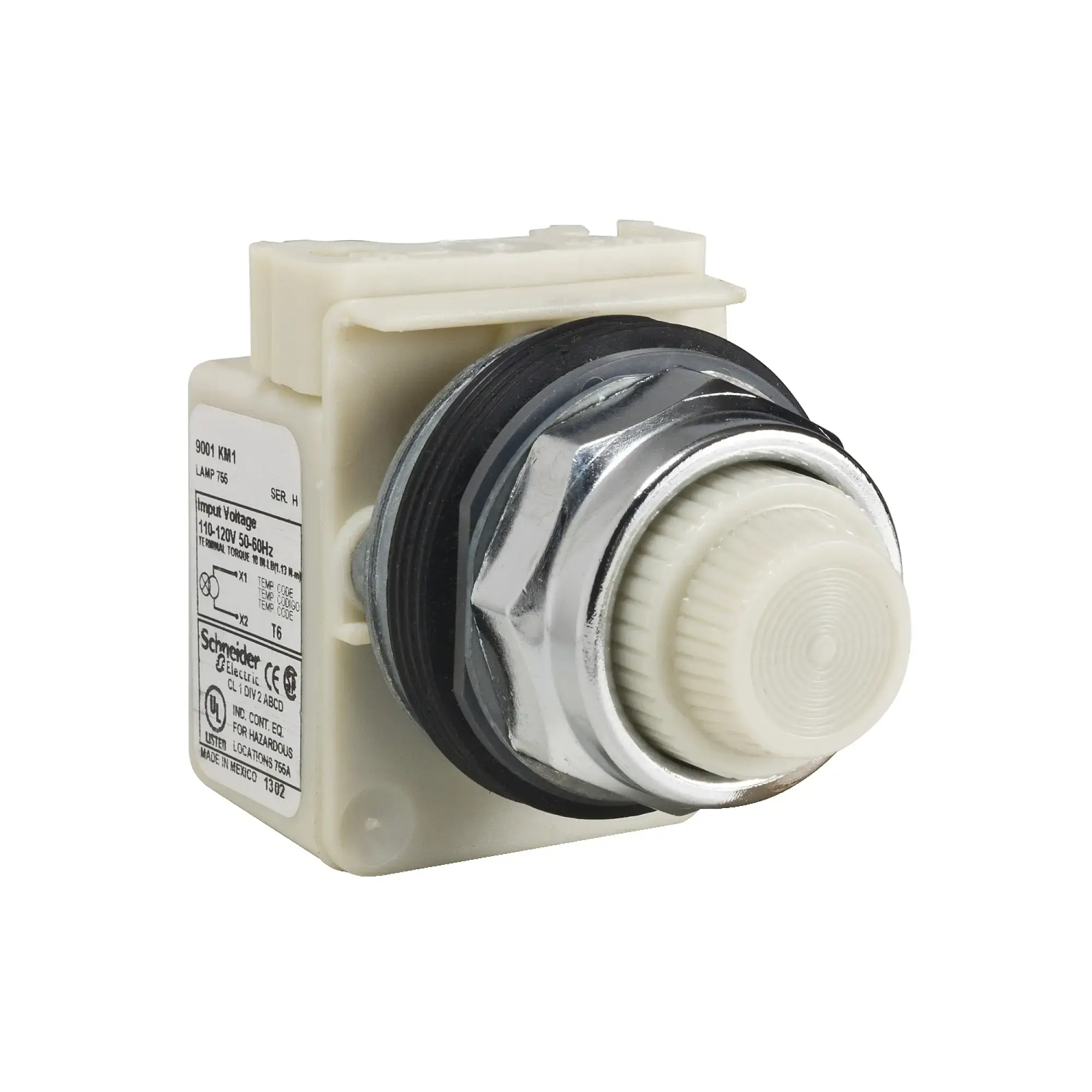 Schneider Electric 9001KP1W31 KONTROLLLEUCHTE 120VAC 30MM TYP K +OPTIONEN (img_002)
