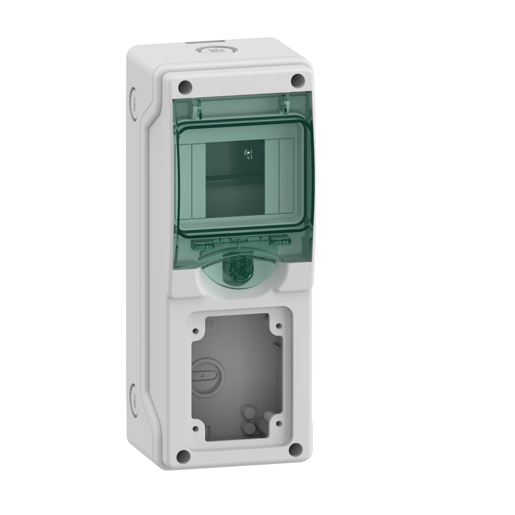 Schneider Electric 13175 Kaedra mini housing, for sockets, 98x248mm, 4 modules, 1 opening (img_001)