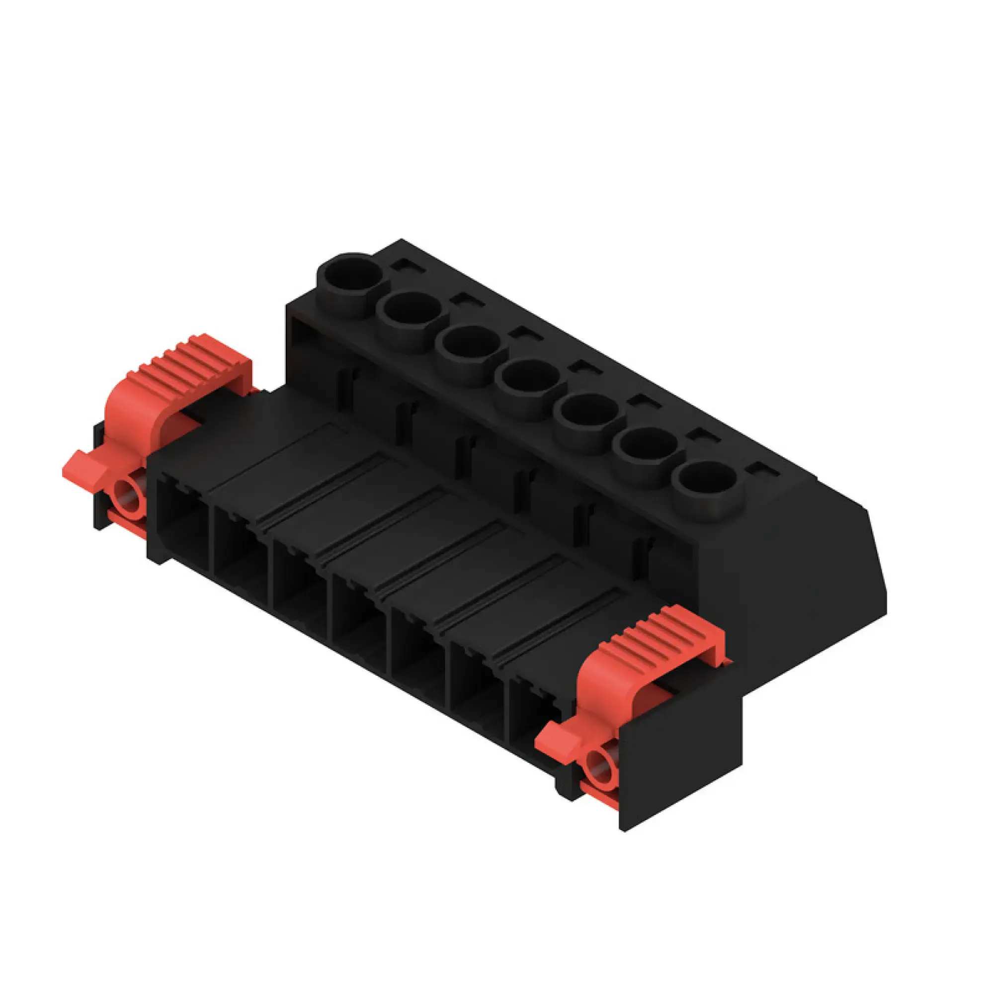 Weidmüller 1950930000 PCB connector (wire connection), 1000 V, 57 A, Pitch in mm: 7.62, 6 mm², Number of poles: 7, Clamping yoke connection, Box (img_001) Weidmüller 1950930000 PCB connector (wire connection), 1000 V, 57 A, Pitch in mm: 7.62, 6 mm², Number of poles: 7, Clamping yoke connection, Box (img_001)