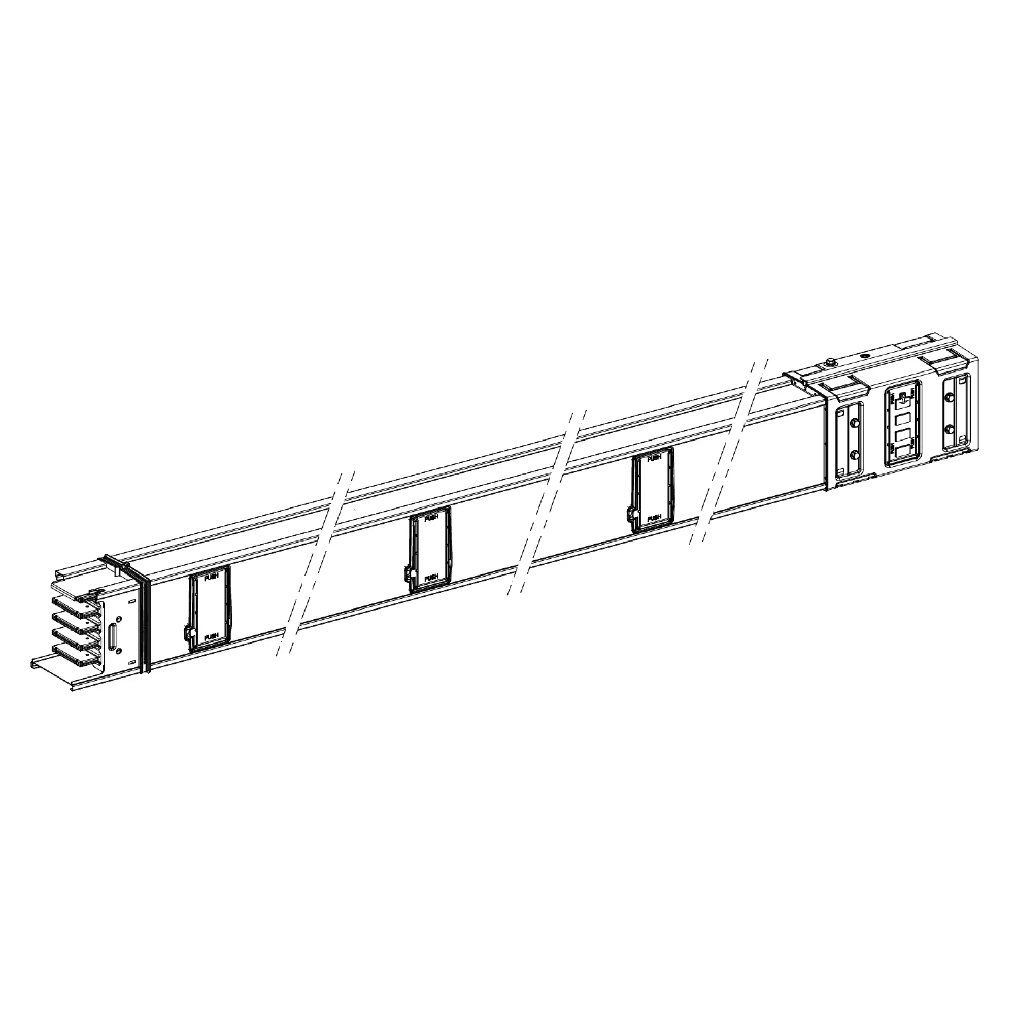 Schneider Electric KSA800ED4306 KSA straight element, 800A, 3m, 6 outlets (img_002) Schneider Electric KSA800ED4306 KSA straight element, 800A, 3m, 6 outlets (img_002)