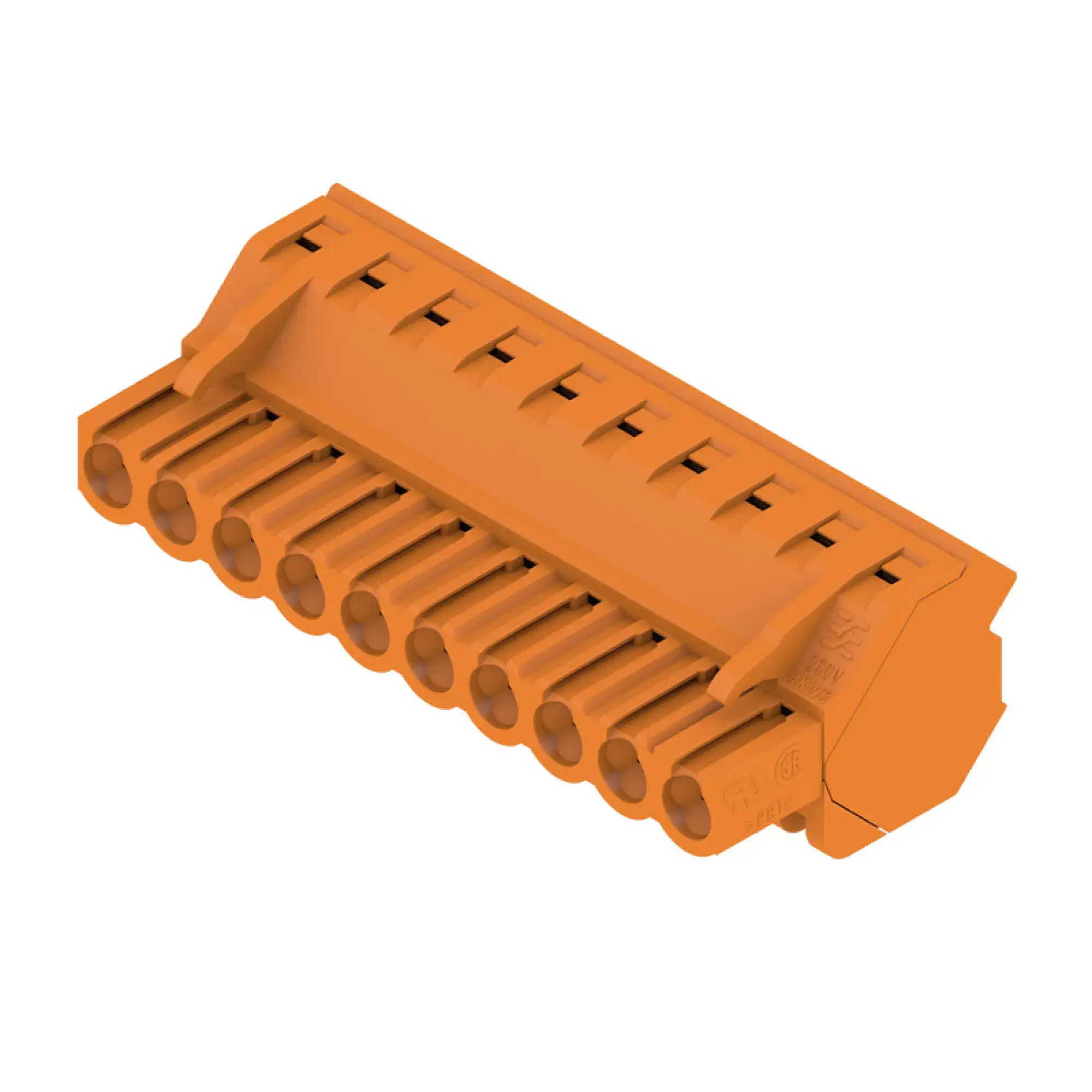 Weidmüller 1946330000 PCB connector (wire connection), 320 V, 17.5 A, Pitch in mm: 5.08, 4 mm², Number of poles: 10, Clamping yoke connection, Box (img_001) Weidmüller 1946330000 PCB connector (wire connection), 320 V, 17.5 A, Pitch in mm: 5.08, 4 mm², Number of poles: 10, Clamping yoke connection, Box (img_001)