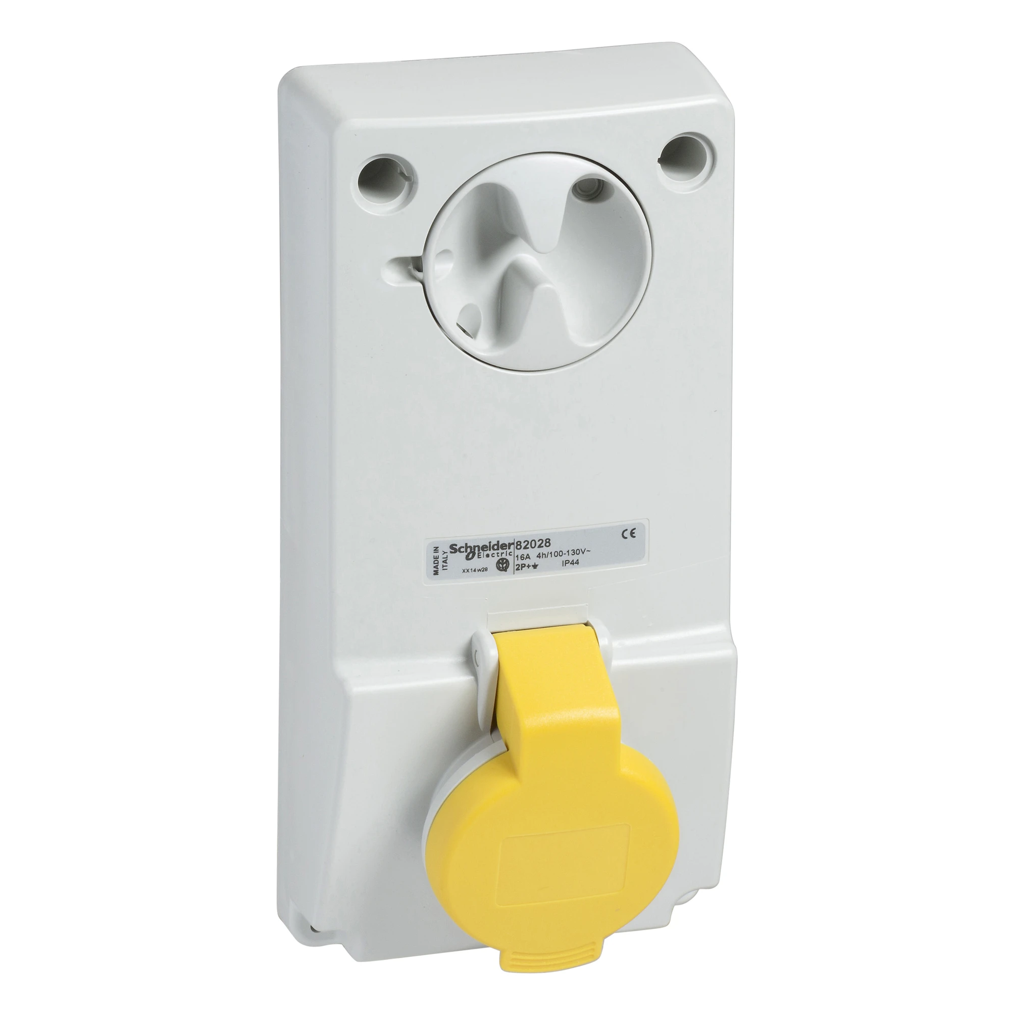 Schneider Electric 82030 Surface-mounted socket locked, 16A, 3p+N+E, 100-130 V AC, IP44 (img_001) Schneider Electric 82030 Surface-mounted socket locked, 16A, 3p+N+E, 100-130 V AC, IP44 (img_001)
