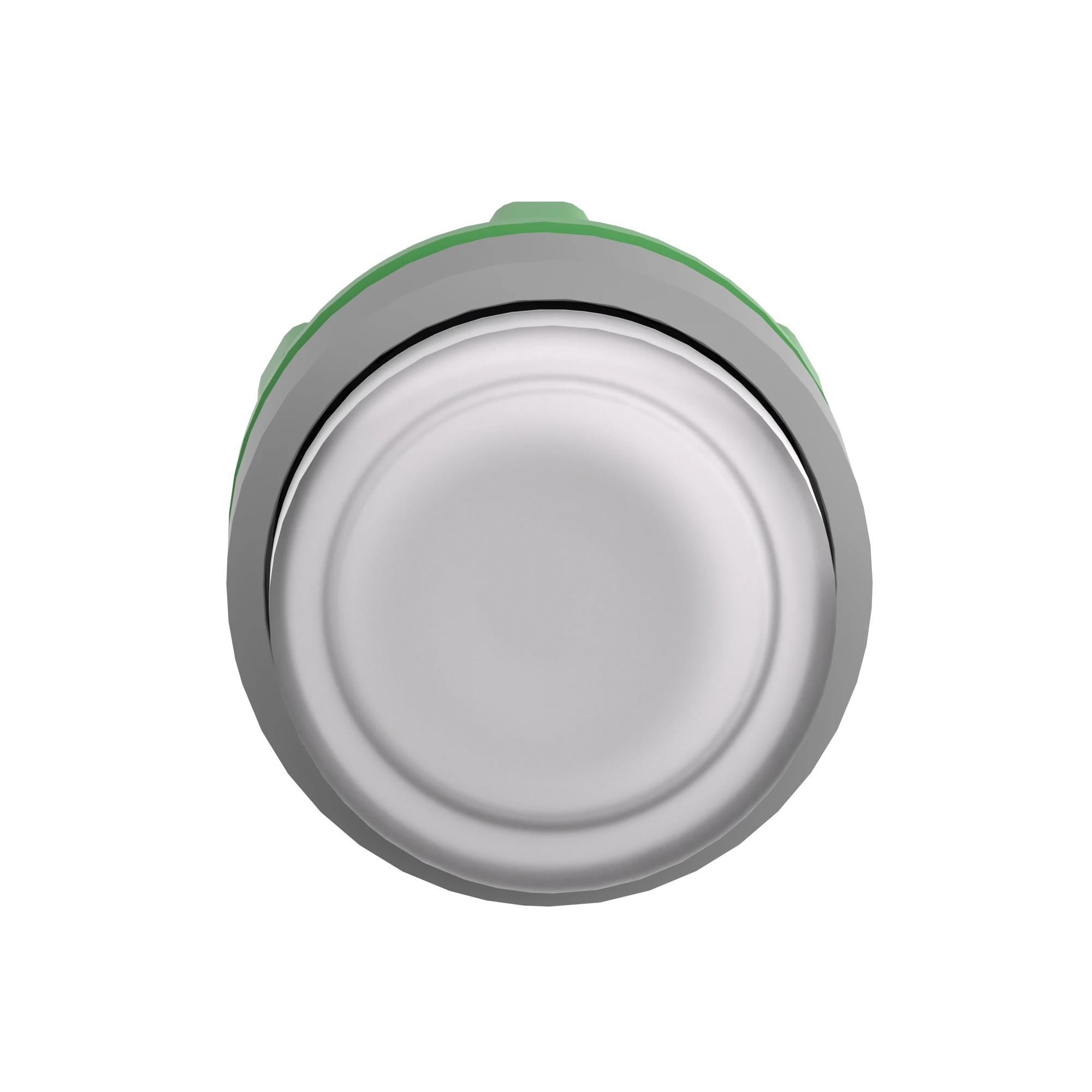 Schneider Electric ZB5AW113C0 Illuminated push-button, front element, Harmony XB5, plastic, 22mm, light grey, white, protruding, for universal LED (img_006)
