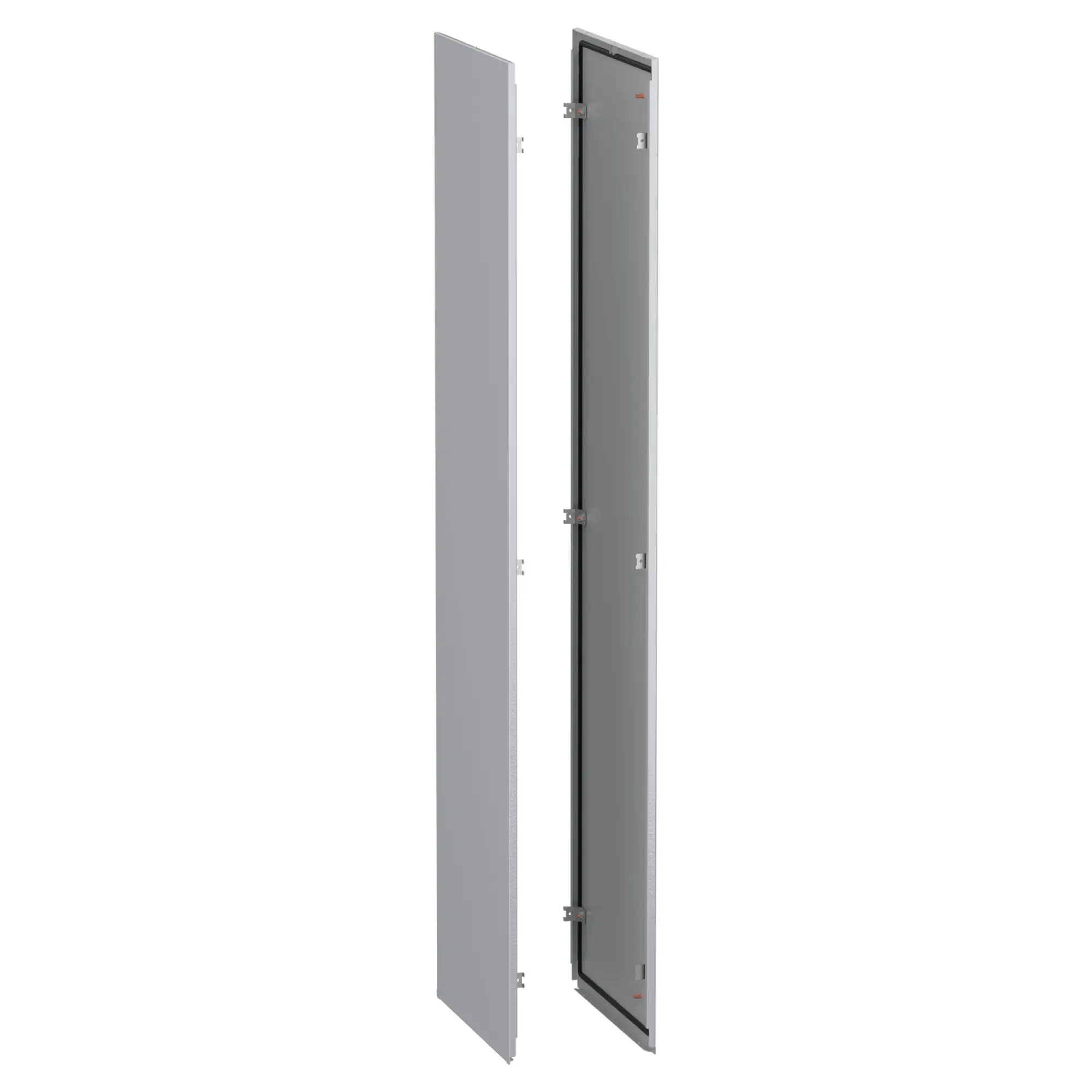 Schneider Electric NSY2SPINHD206 Seitenwände, PanelSeT SFN, für Gehäuse H1800 T400mm, Innenbefestigung, RAL7035, 2er Set (img_001)