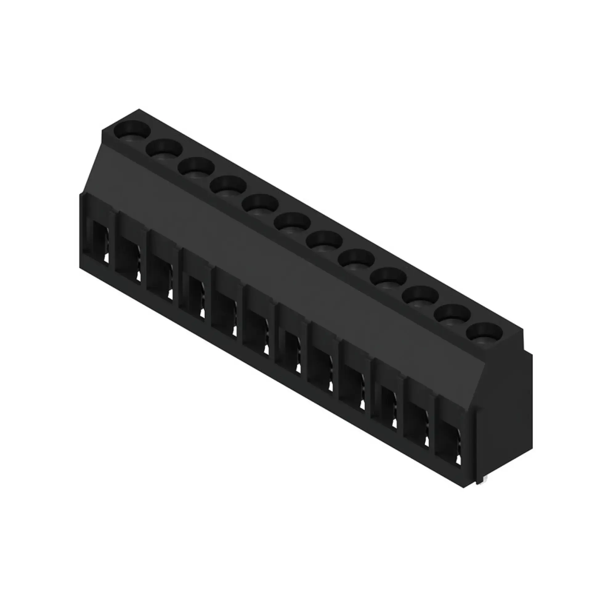 Weidmüller 2567220000 PCB terminal, 320 V, 32.5 A, Pitch in mm: 5.08, 6 mm², Number of poles: 12, Clamping yoke connection, THT solder connection, 90°, Box (img_001) Weidmüller 2567220000 PCB terminal, 320 V, 32.5 A, Pitch in mm: 5.08, 6 mm², Number of poles: 12, Clamping yoke connection, THT solder connection, 90°, Box (img_001)