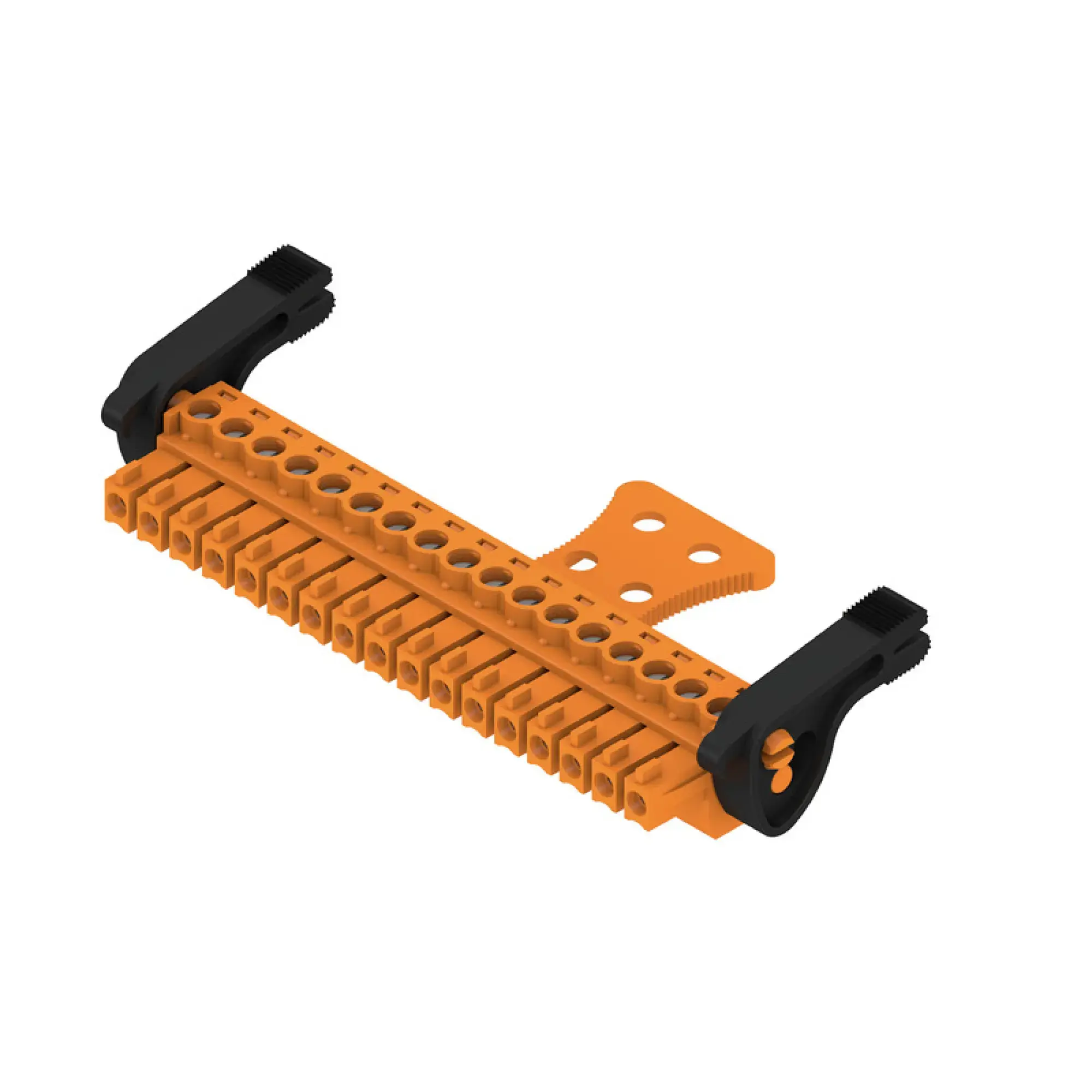 Weidmüller 2442250000 PCB connector (wire connection), 160 V, 17.5 A, Pitch in mm: 3.81, 1.5 mm², Number of poles: 17, Clamping yoke connection, Box (img_001)