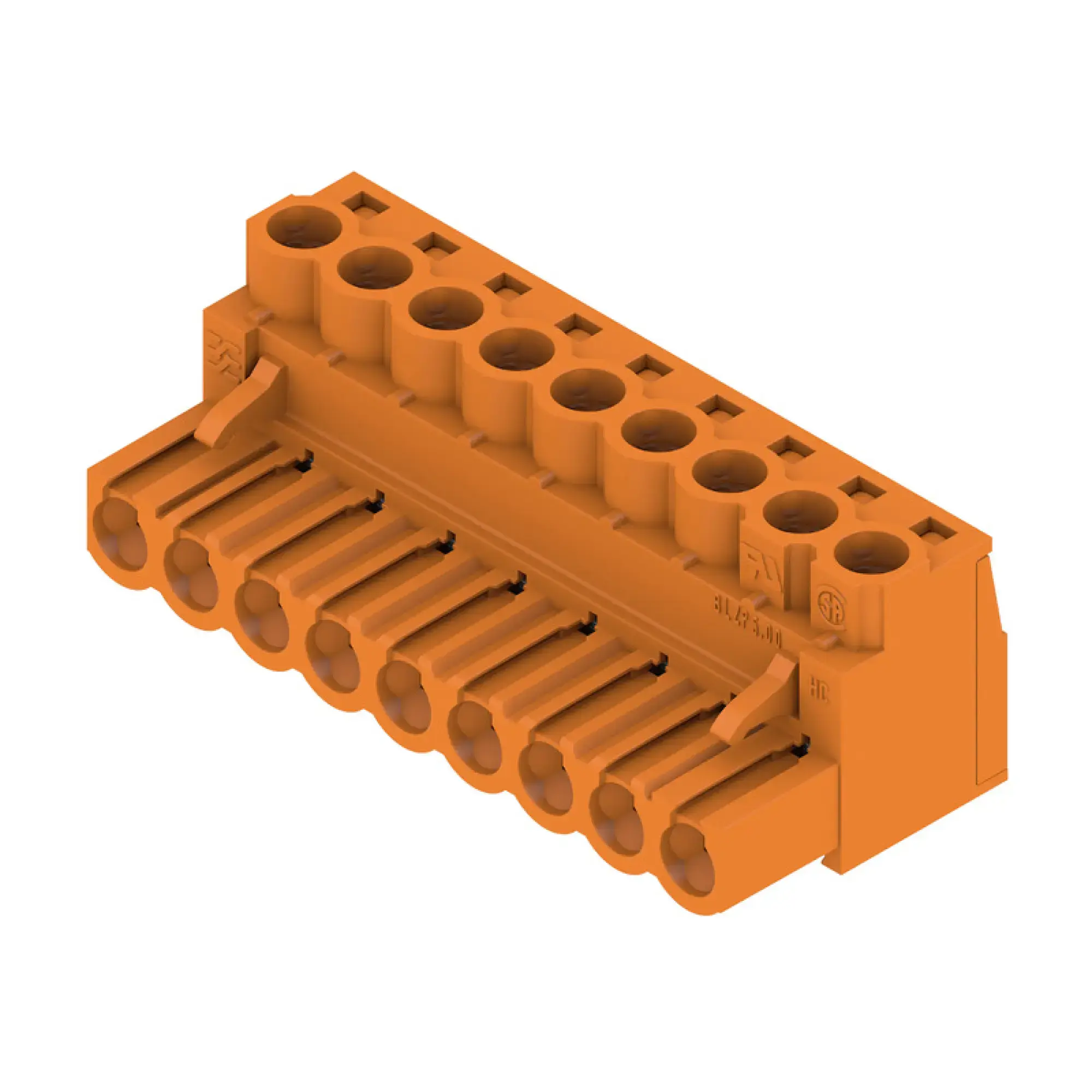 Weidmüller 1954420000 PCB connector (wire connection), 320 V, 23 A, Pitch in mm: 5.00, 4 mm², Number of poles: 9, Clamping yoke connection, Box (img_001) Weidmüller 1954420000 PCB connector (wire connection), 320 V, 23 A, Pitch in mm: 5.00, 4 mm², Number of poles: 9, Clamping yoke connection, Box (img_001)