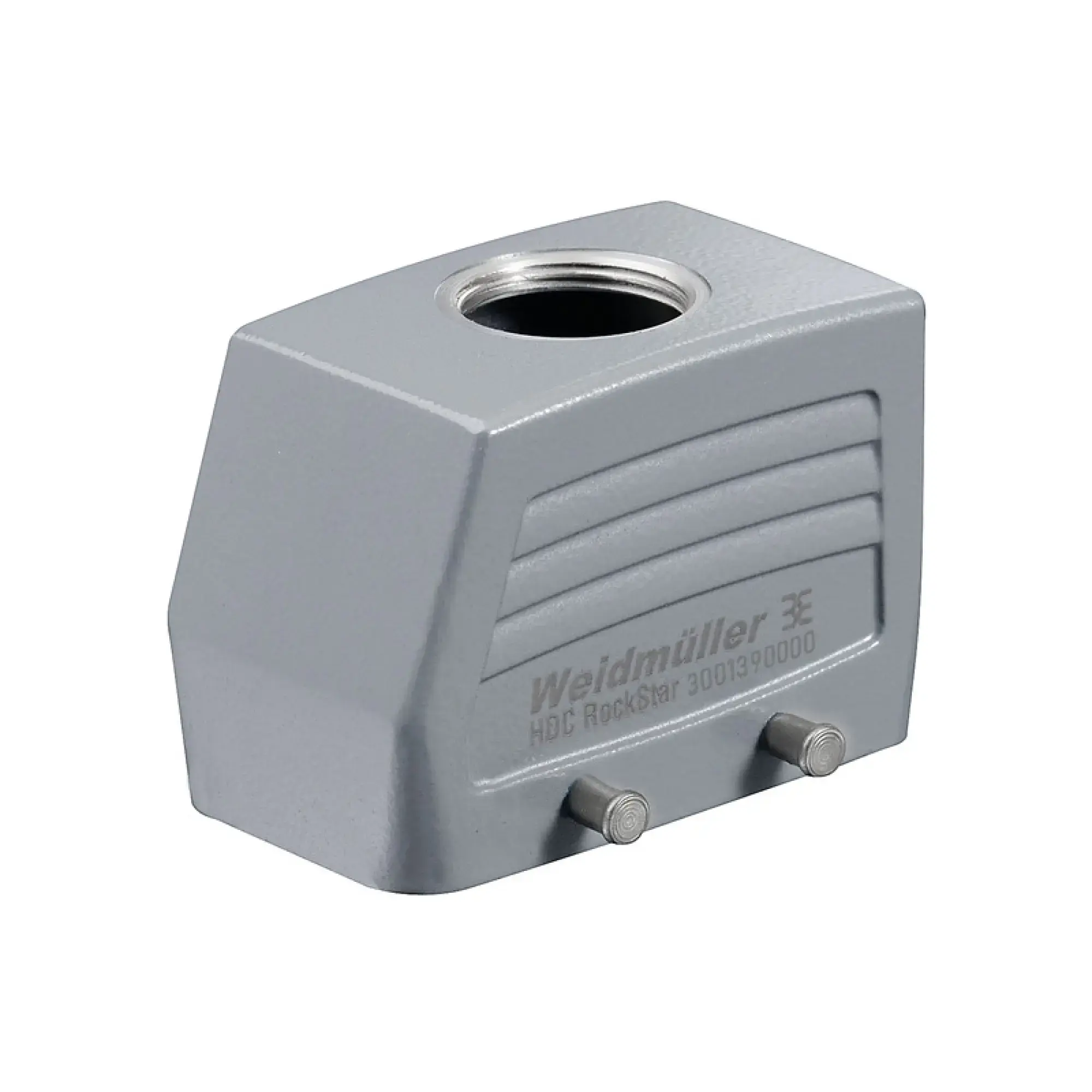 Weidmüller 3001390000 Housing (industry plug-in connectors), Cable entry from side, Plug housing, Side-locking clamp on lower side, Size: 4, IP65 (in plugged condition) (img_001)