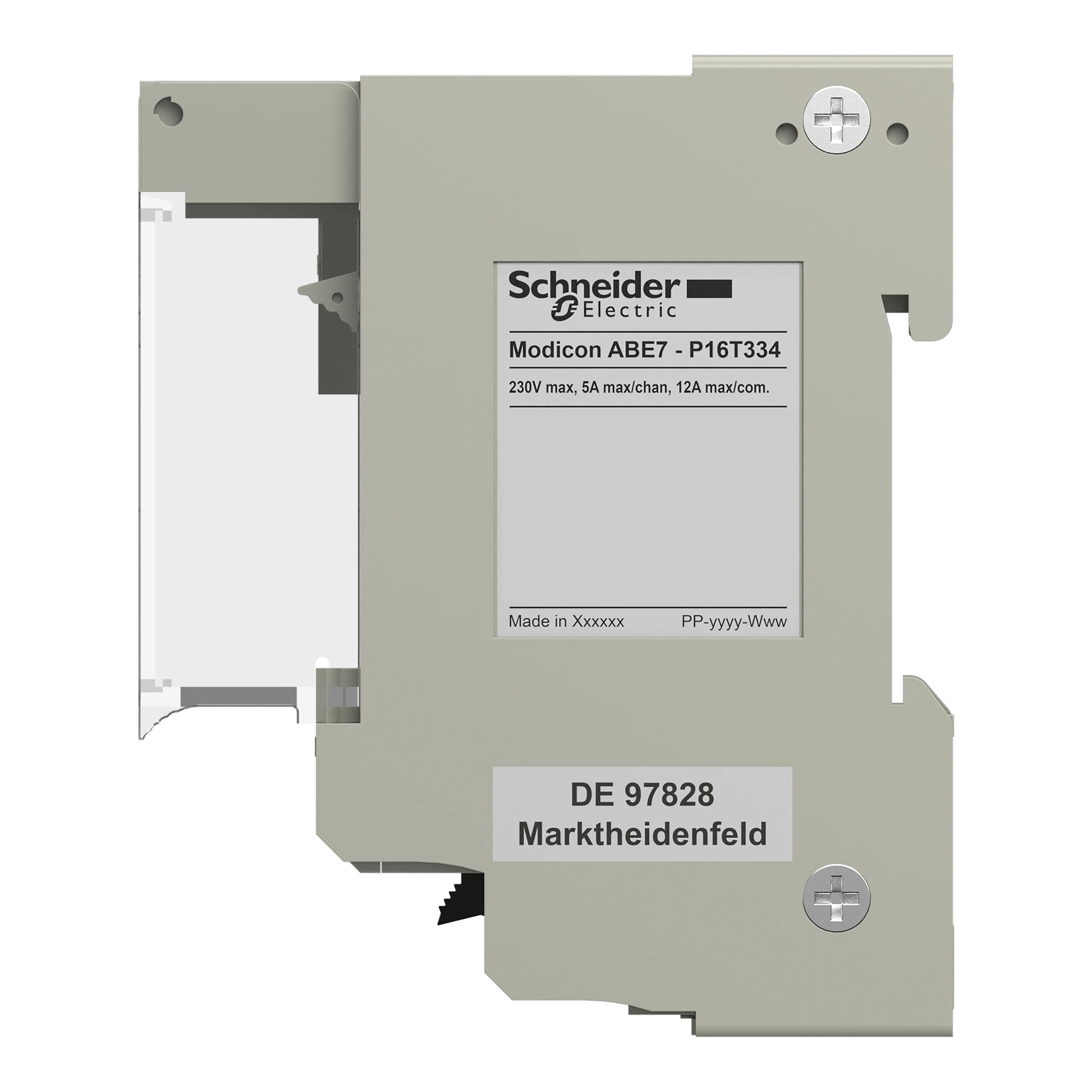 Schneider Electric ABE7P16T334 BASE FOR EM/SS RELS SAFE. WITHOUT COMMONS. (img_003)