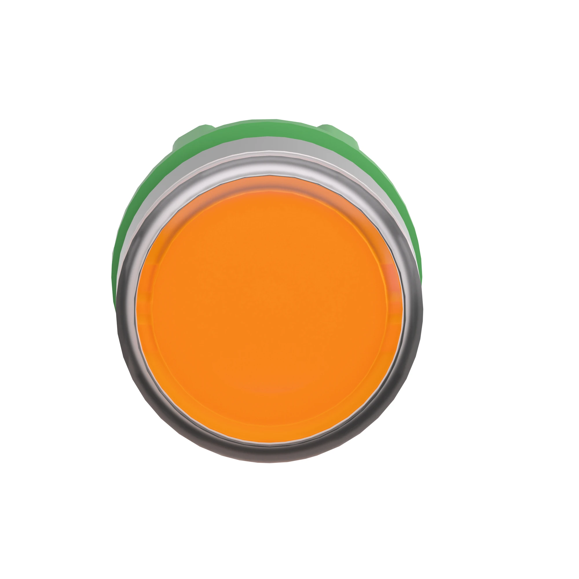 Schneider Electric ZB5AA58C0 Illuminated push-button, front element, Harmony XB5, plastic, 22mm, light grey, orange, for universal LED, for insert label (img_005)