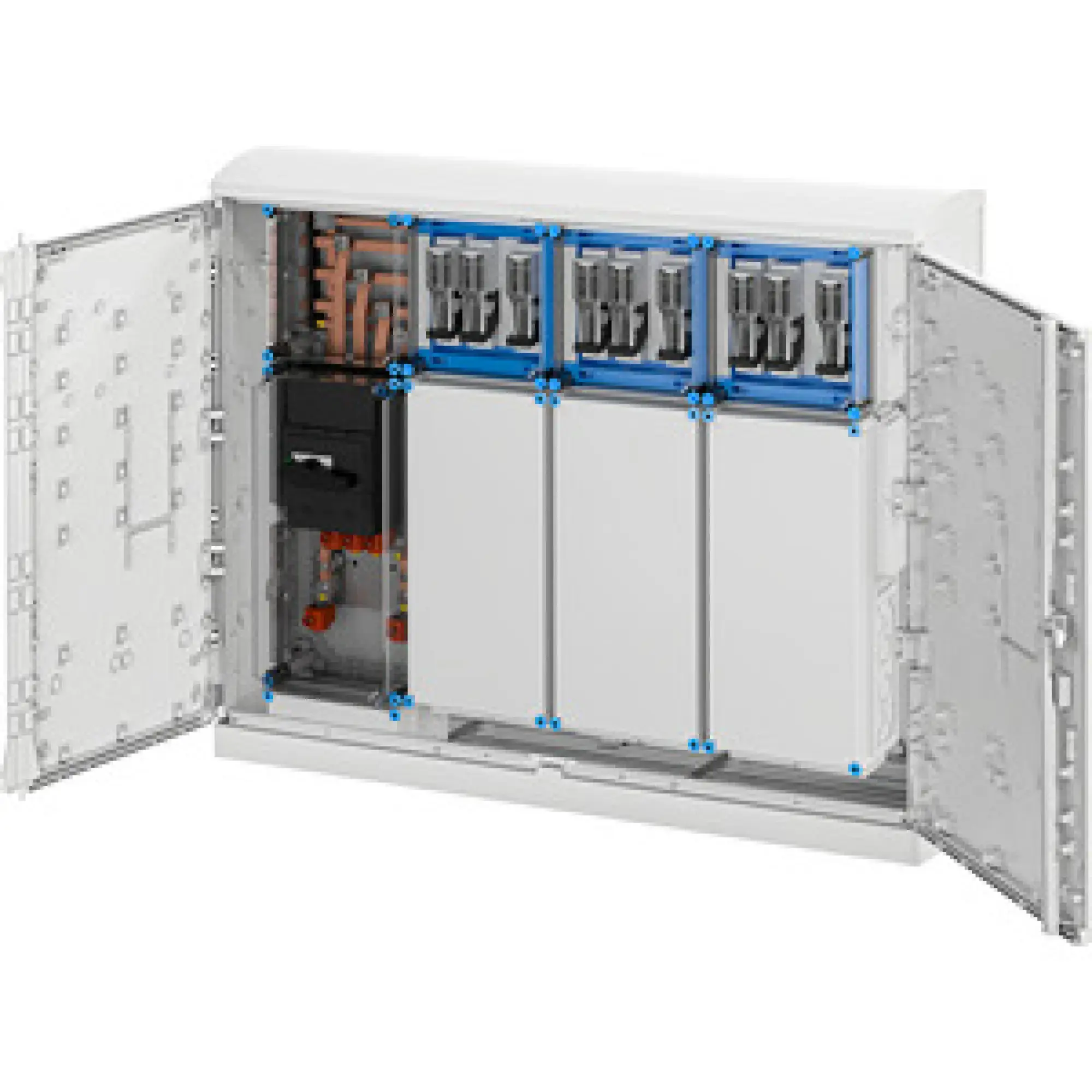 Hensel 65000200 Ladeverteiler für bis zu 9 Ladepunkte à 43 kW Mi EV 43kW 9010 (img_001)