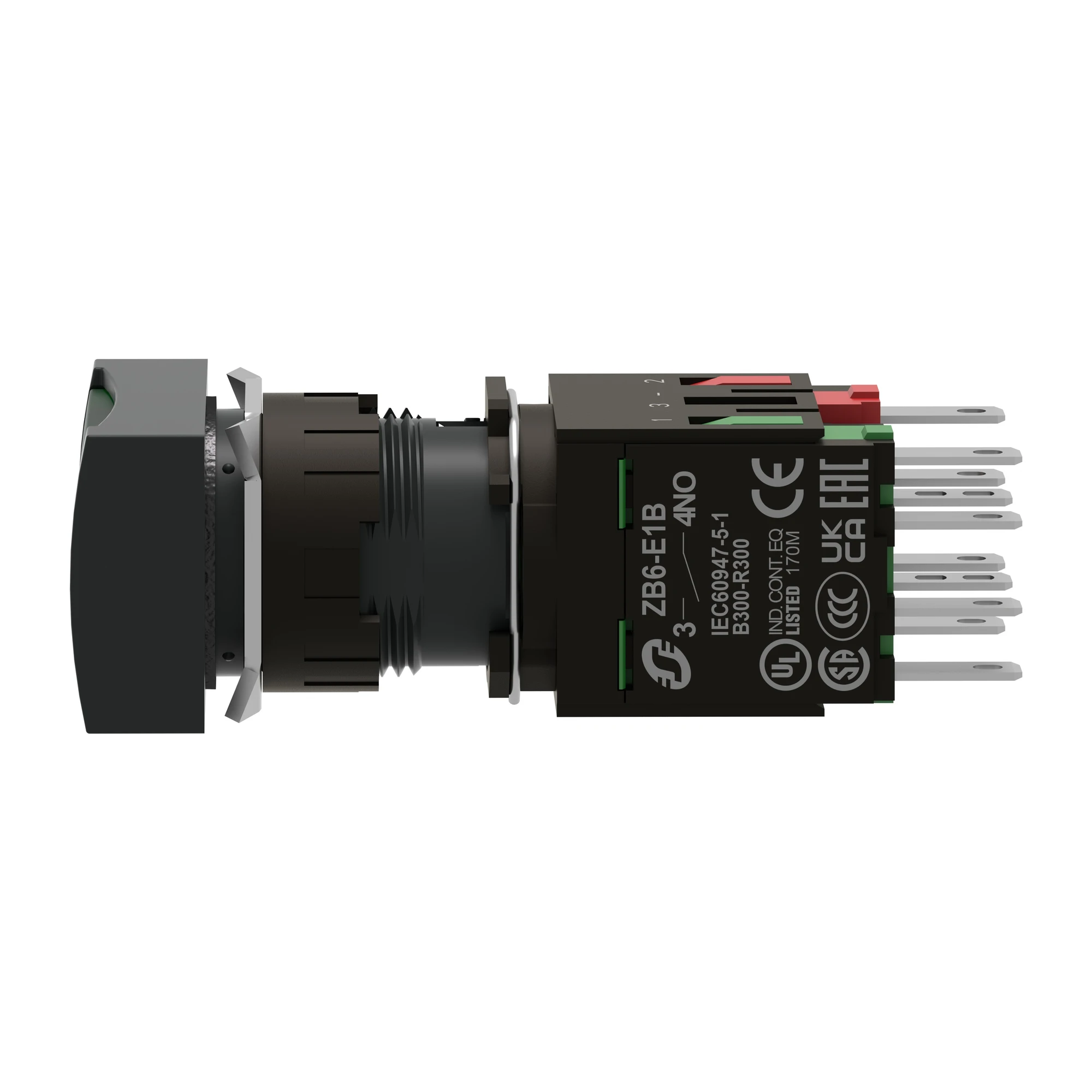 Schneider Electric XB6DW3B5B Illuminated push-button, green Ø 16, flat, without latching, 24V, 1NO+1NC (img_006) Schneider Electric XB6DW3B5B Illuminated push-button, green Ø 16, flat, without latching, 24V, 1NO+1NC (img_006)