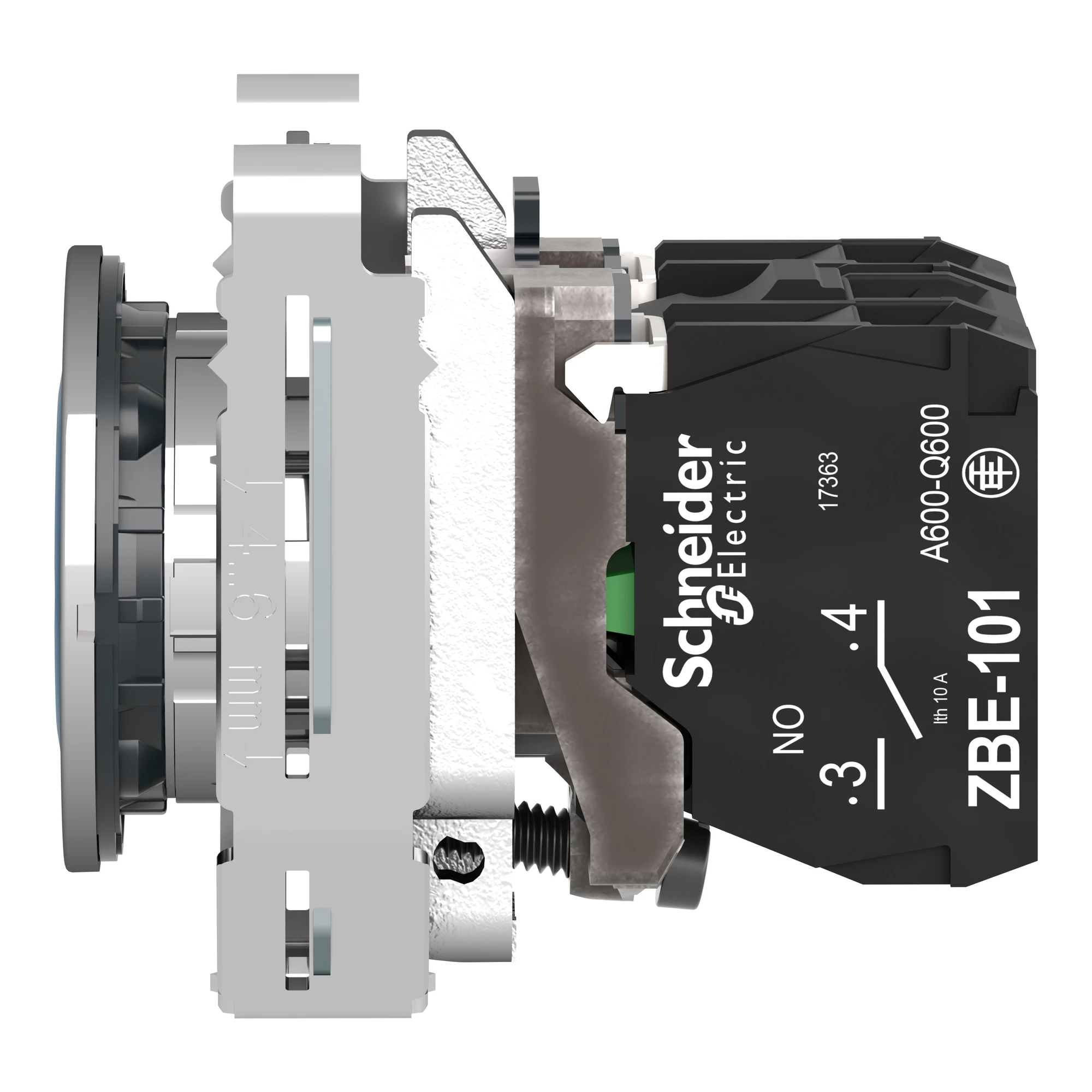 Schneider Electric XB4FW36B5 Illuminated pushbutton, Harmony XB4F, metal, 30mm, blue, unlabelled, universal LED, smooth dome, 1NC+1NO, 24V ACDC (img_006) Schneider Electric XB4FW36B5 Illuminated pushbutton, Harmony XB4F, metal, 30mm, blue, unlabelled, universal LED, smooth dome, 1NC+1NO, 24V ACDC (img_006)