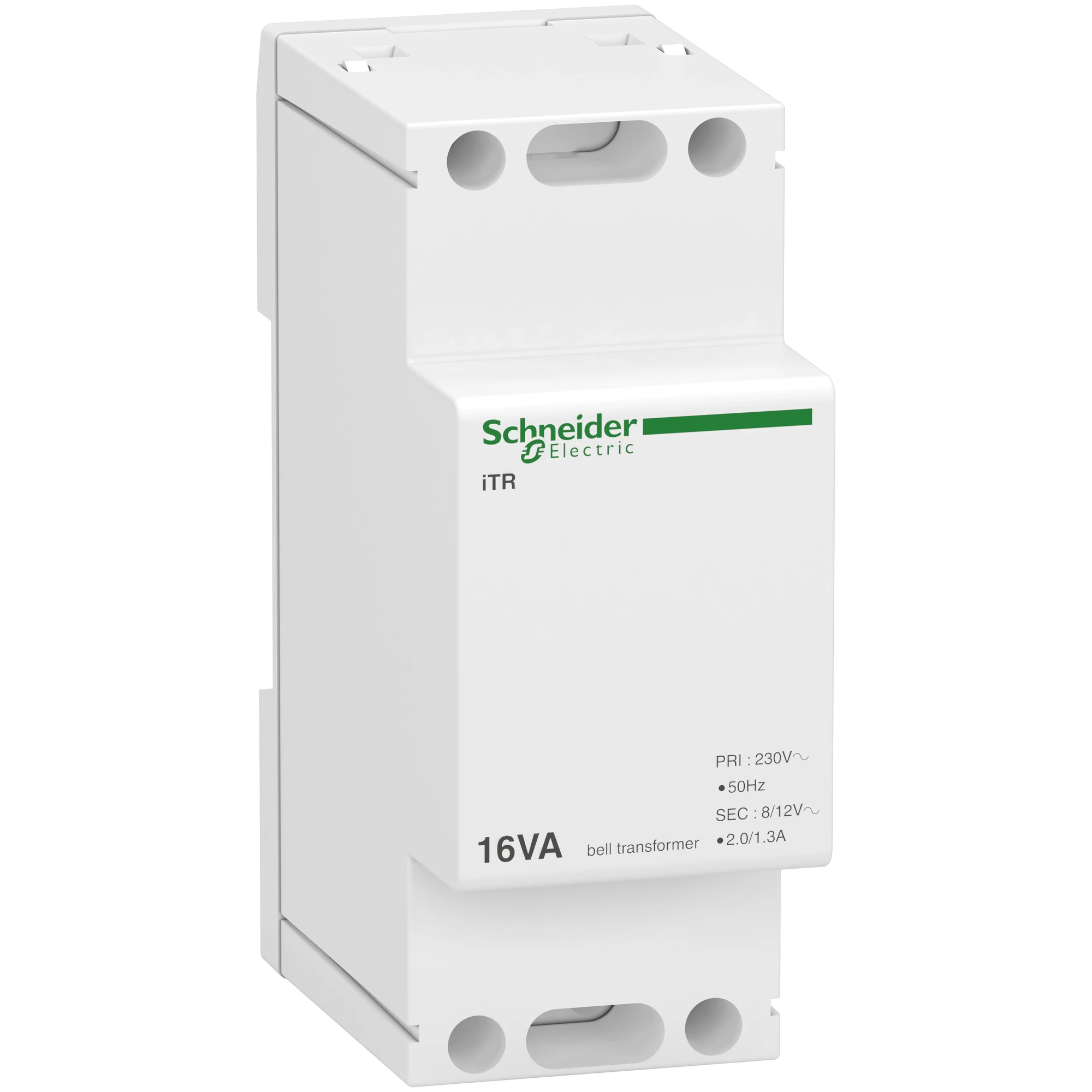 Schneider Electric A9A15212 Doorbell transformer iTR, 230V 50-60 Hz, output 8-12 V, 16 VA (img_001) Schneider Electric A9A15212 Doorbell transformer iTR, 230V 50-60 Hz, output 8-12 V, 16 VA (img_001)