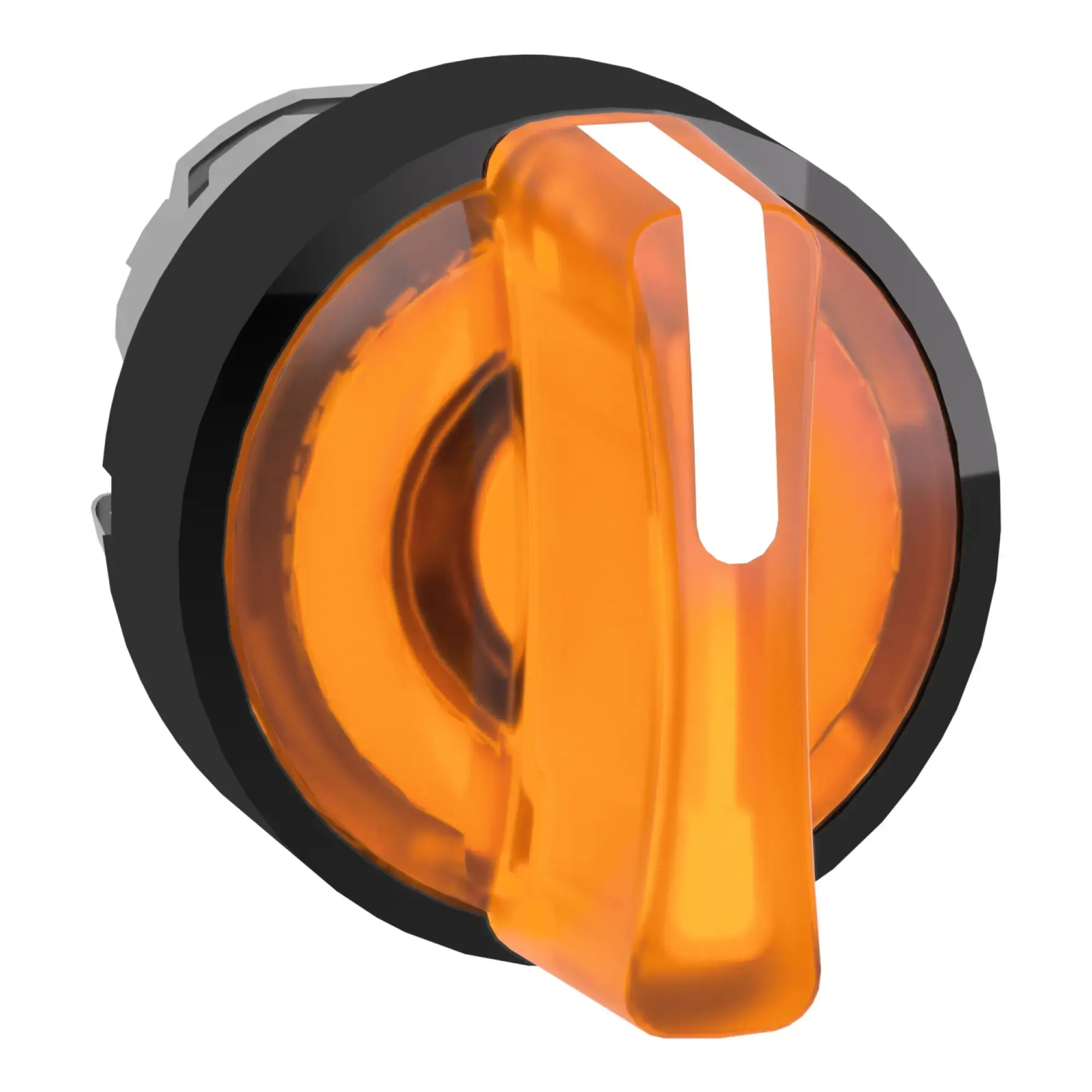Schneider Electric ZB4BK15537 Illuminated Selector Switch, Front Element, Harmony XB4, Metal Black, 22mm, Orange, for universal LED, 3 Positions (img_008)