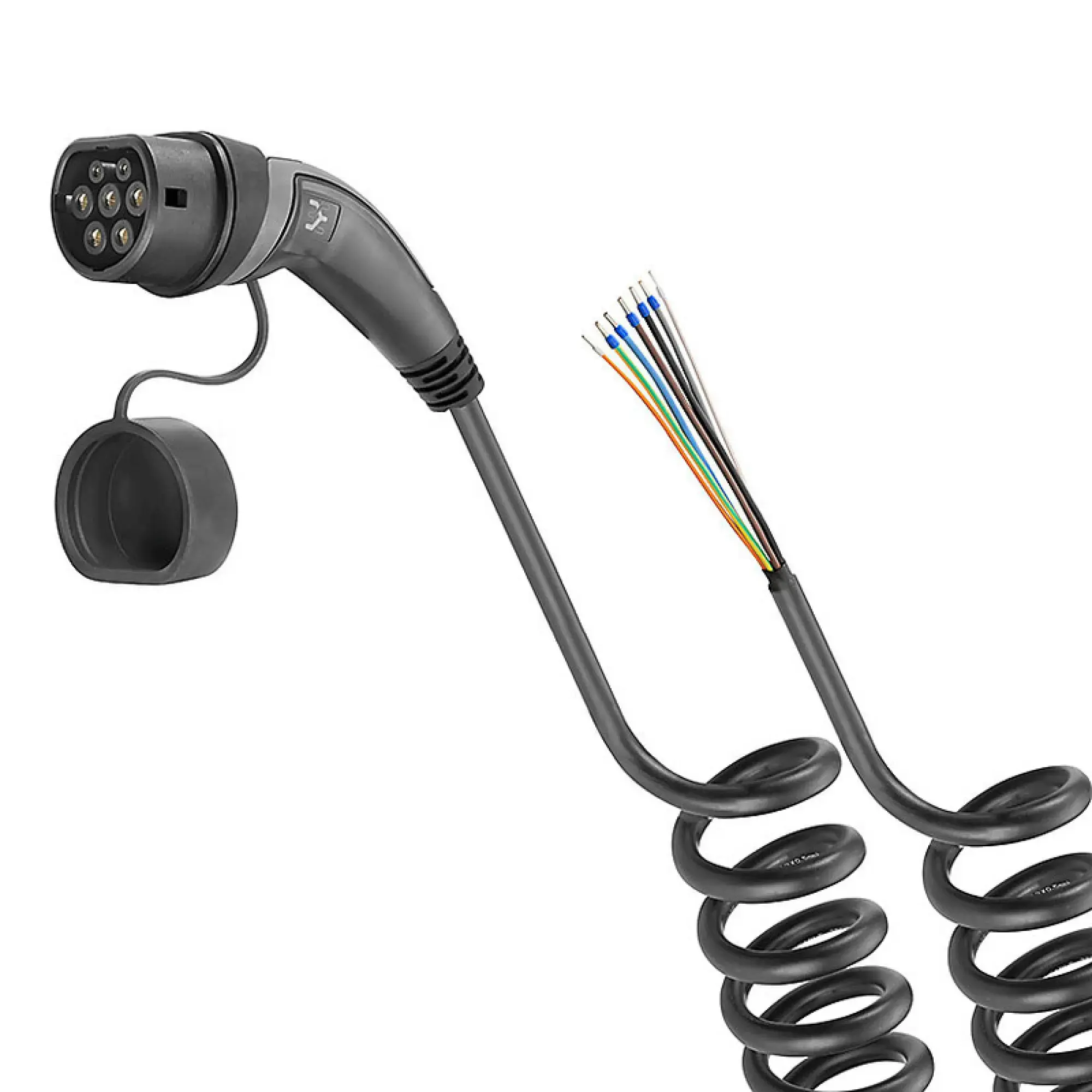 Weidmüller 2828290000 Charging cable E-Mobility, Connection type - charging point: free conductor end, Connection type - vehicle: Type 2, Charging power, max.: 11 kW, Numbe (img_001) Weidmüller 2828290000 Charging cable E-Mobility, Connection type - charging point: free conductor end, Connection type - vehicle: Type 2, Charging power, max.: 11 kW, Numbe (img_001)