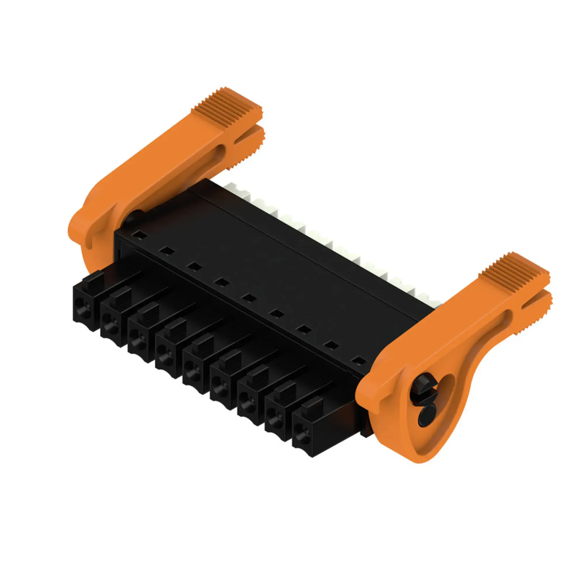 Weidmüller 2442830000 PCB connector (wire connection), 160 V, 17.5 A, Pitch in mm: 3.81, 1.5 mm², Number of poles: 9, PUSH IN with actuator, Box (img_001)