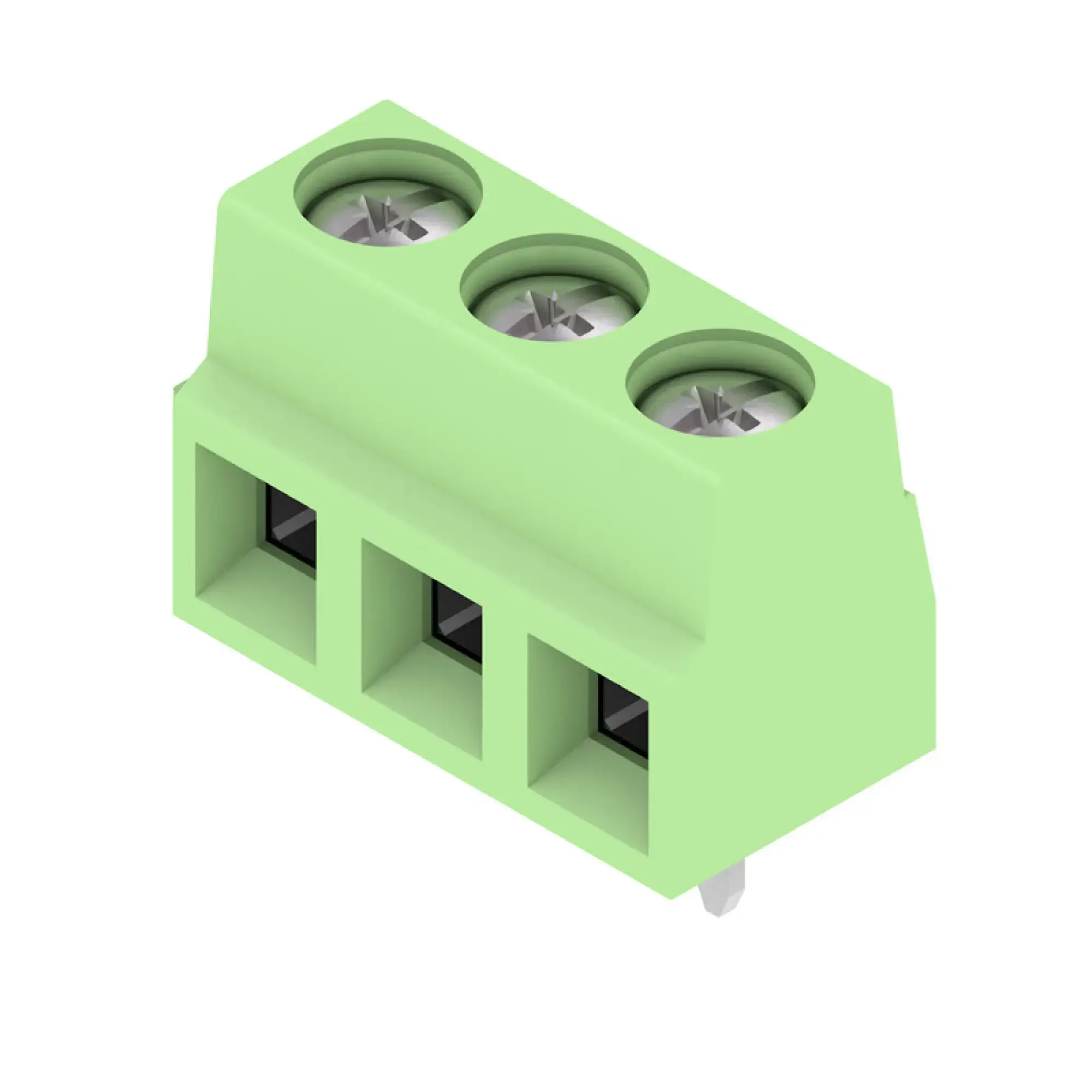 Weidmüller 1811080000 PCB terminal, 320 V, 17.5 A, Pitch in mm: 5.08, 1.5 mm², Number of poles: 3, Clamping yoke connection, THT solder connection, 90°, Box (img_001) Weidmüller 1811080000 PCB terminal, 320 V, 17.5 A, Pitch in mm: 5.08, 1.5 mm², Number of poles: 3, Clamping yoke connection, THT solder connection, 90°, Box (img_001)