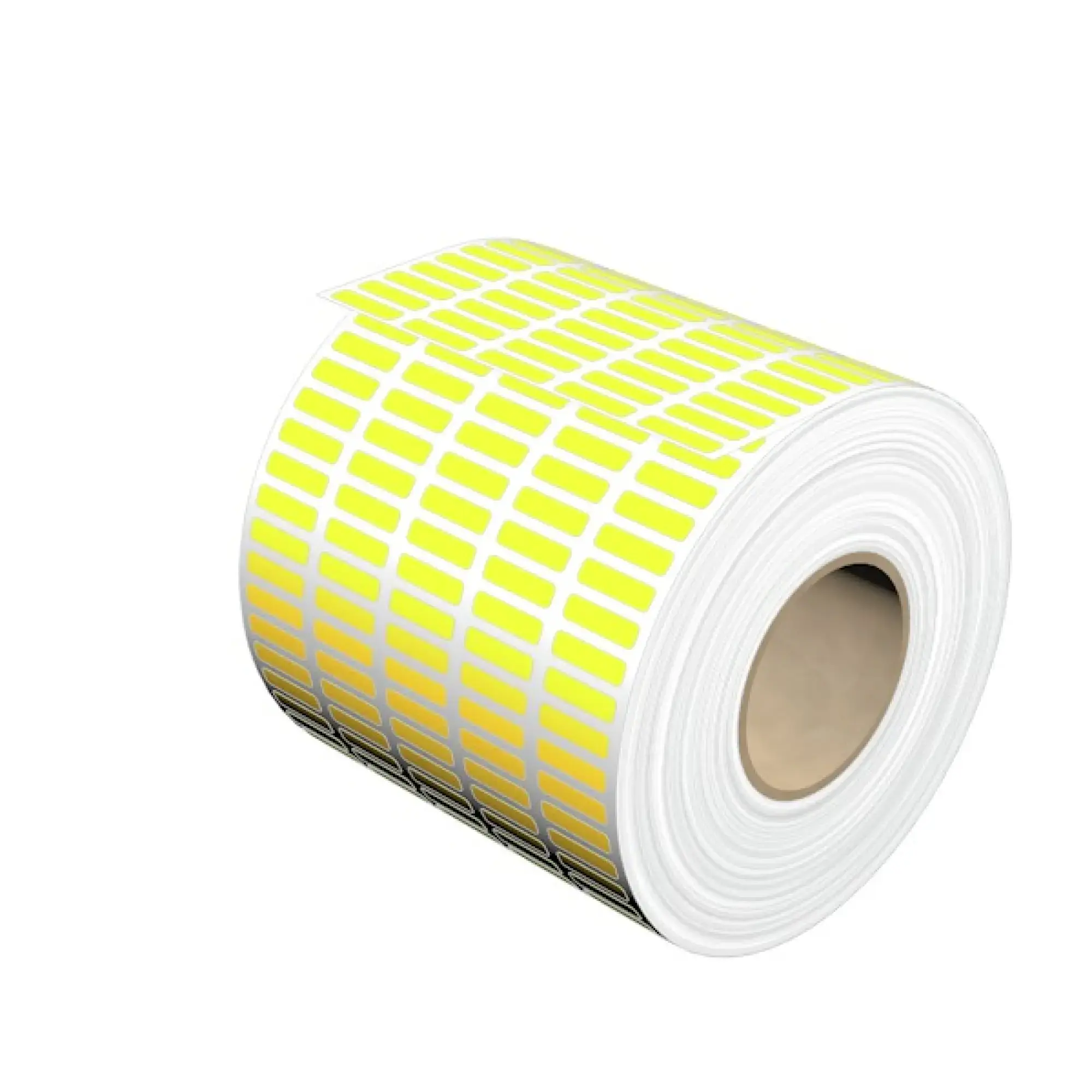 Weidmüller 1072690000 Device marking, Width: 15 mm, Polyester, yellow, Operating temperature range: -40...150 °C (img_001)