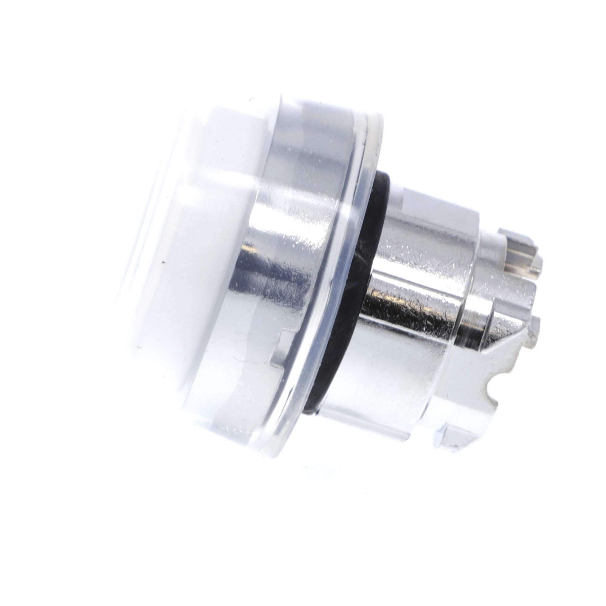 Schneider Electric ZB4BP1 Pushbutton, Front Element, Harmony XB4, Metal, 22mm, White, Projecting, Unlabeled, Momentary, with Protective Cap (img_005)